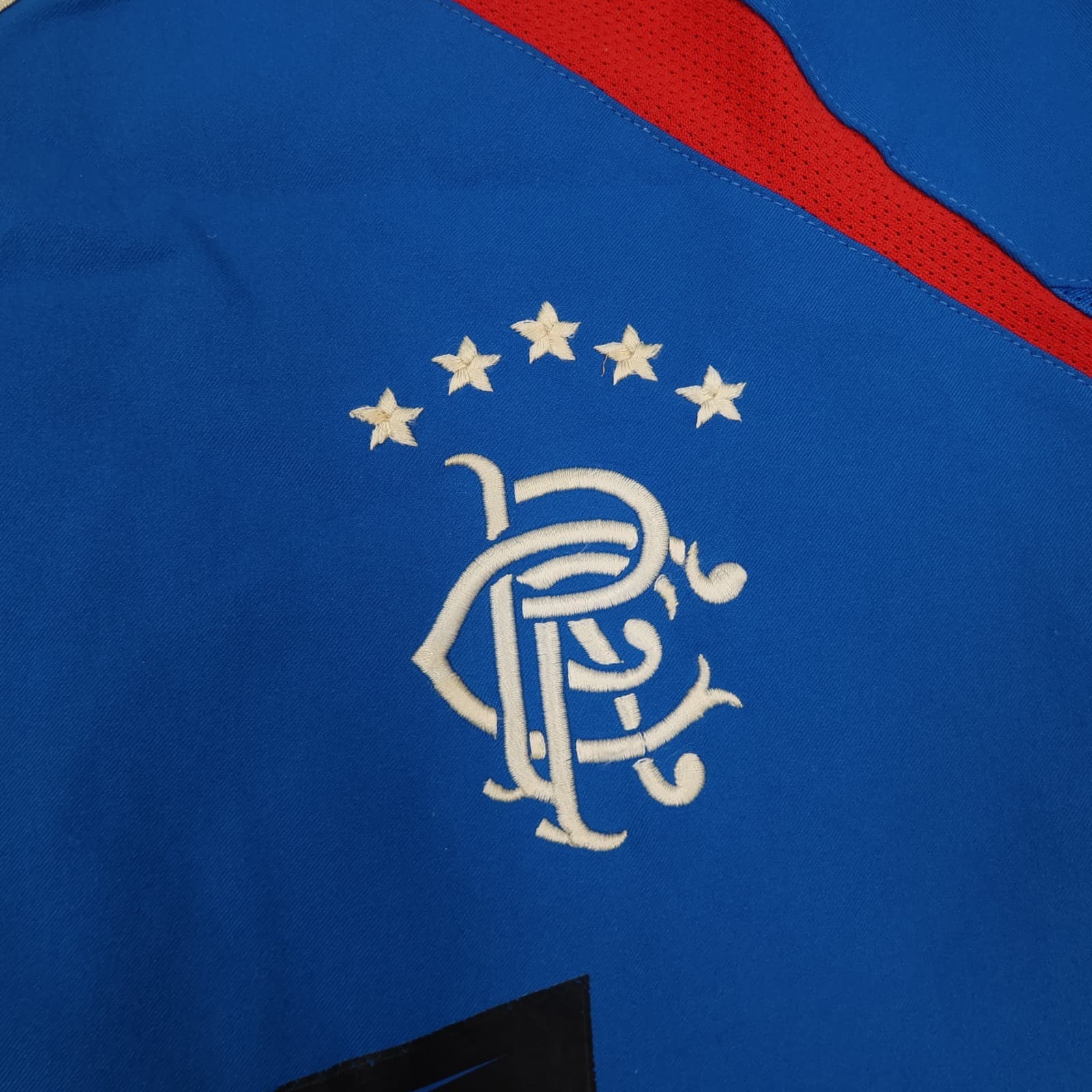 Vintage Rangers Football Shirt Extra Large Blue Home Kit 2003 2005 Diadora Mens photo 3