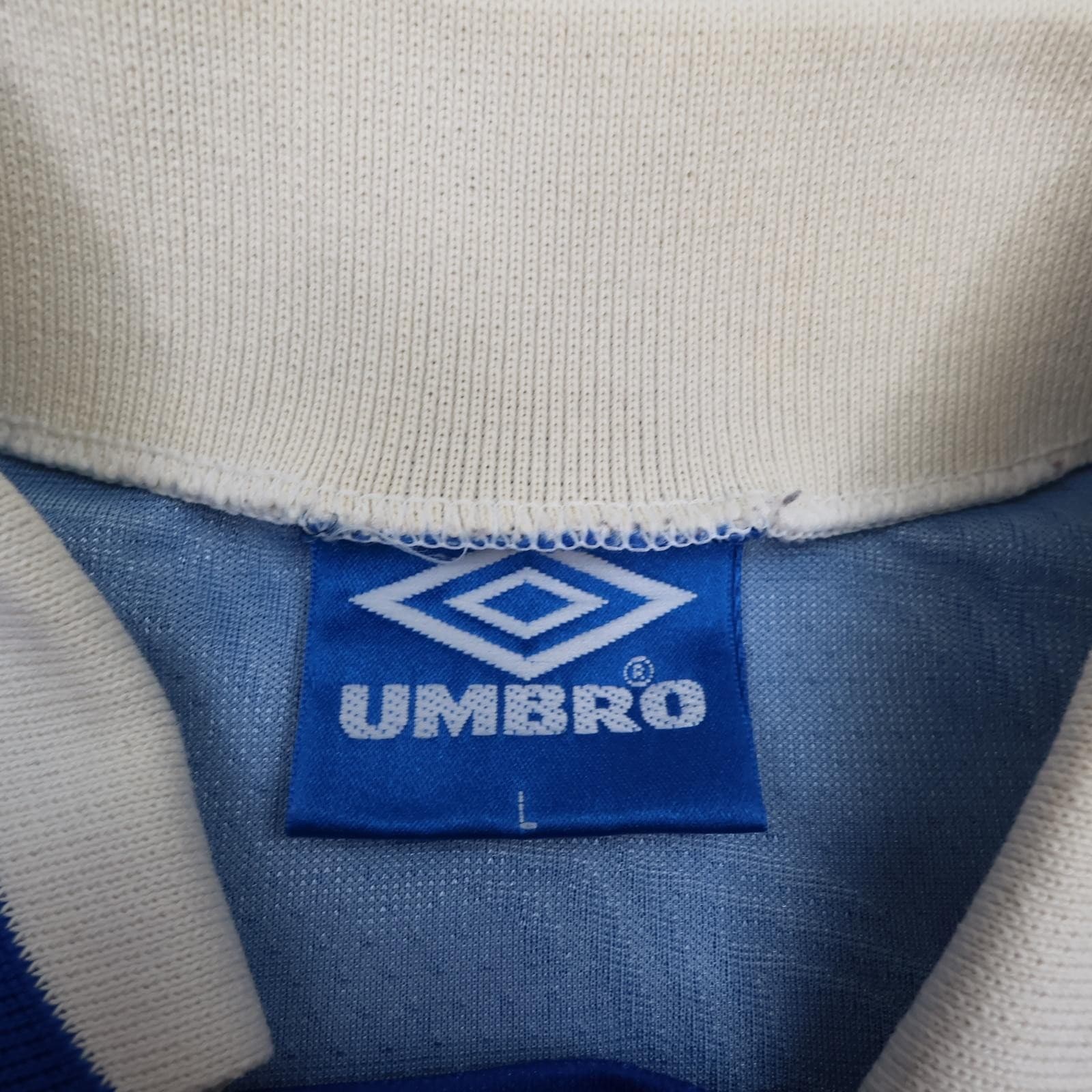 Vintage Ipswich Town Shirt Mens Large Blue Home 1994 1995 Umbro Fisons Jersey photo 7