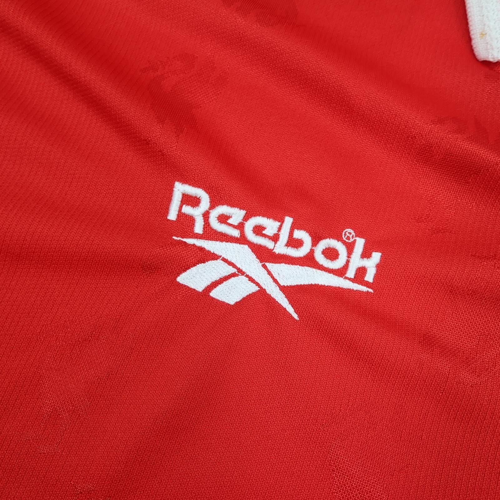 Vintage Liverpool Shirt Mens Large Red Home 1996 1997 Reebok Fowler 9 Carlsberg photo 6