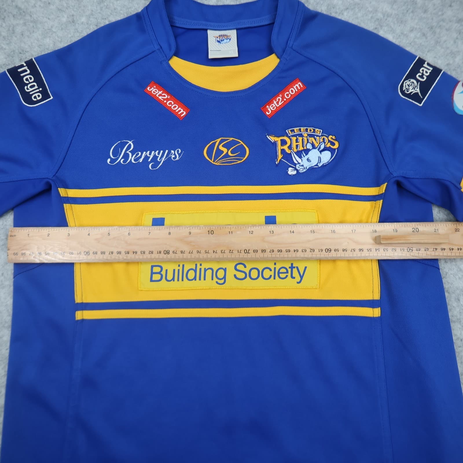 Leeds Rhinos Rugby Shirt Extra Large Blue Home Jersey 2010 2011 Jersey photo 10