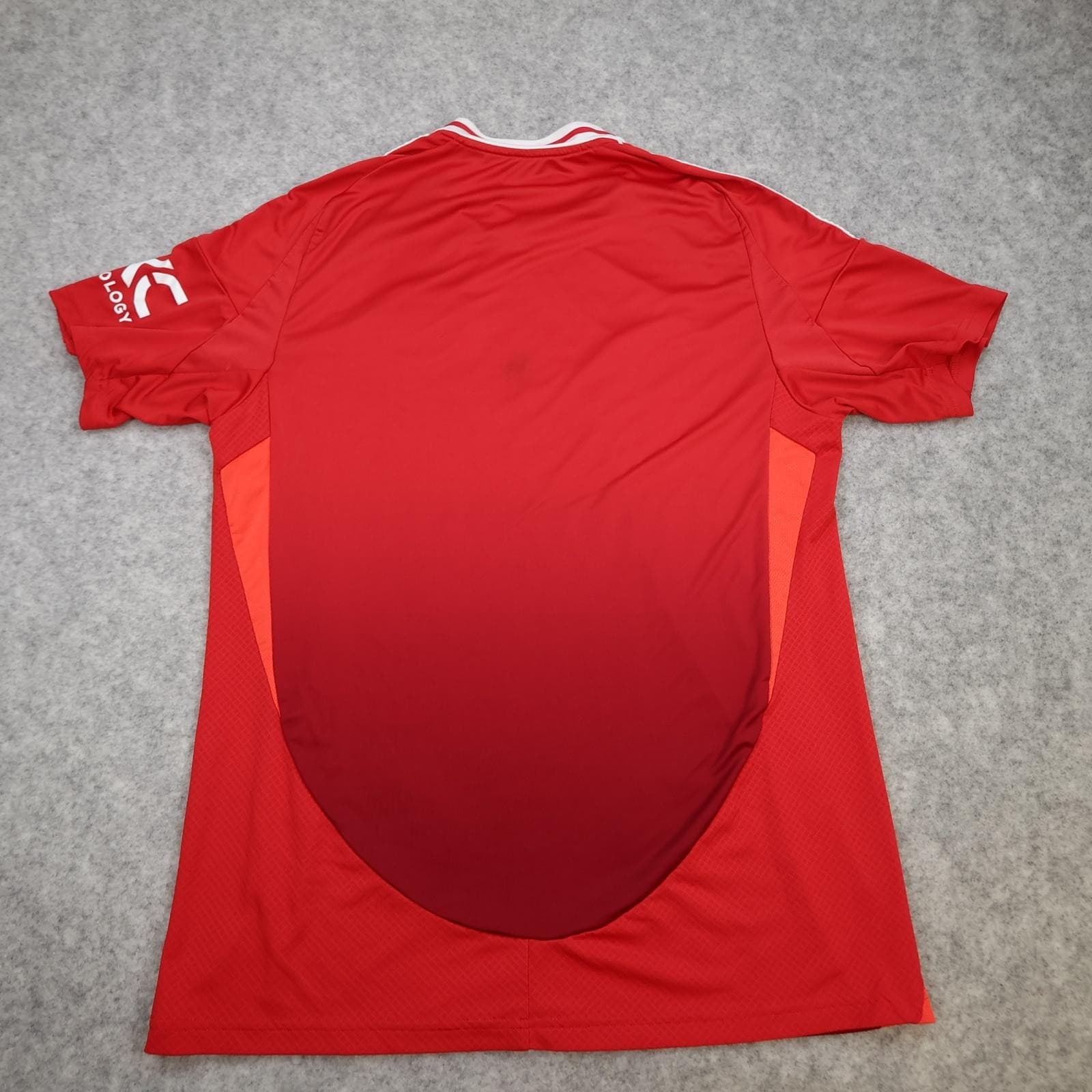 Manchester United Shirt Mens Large Red Home 2024 2025 Adidas Jersey photo 2