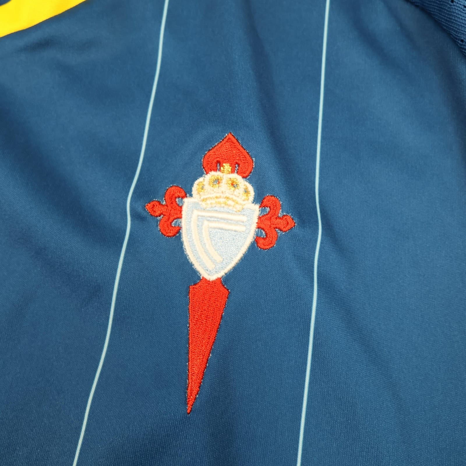 Celta Vigo Shirt Mens Medium Blue Away 2016 2017 Football Adidas Soccer Jersey photo 4