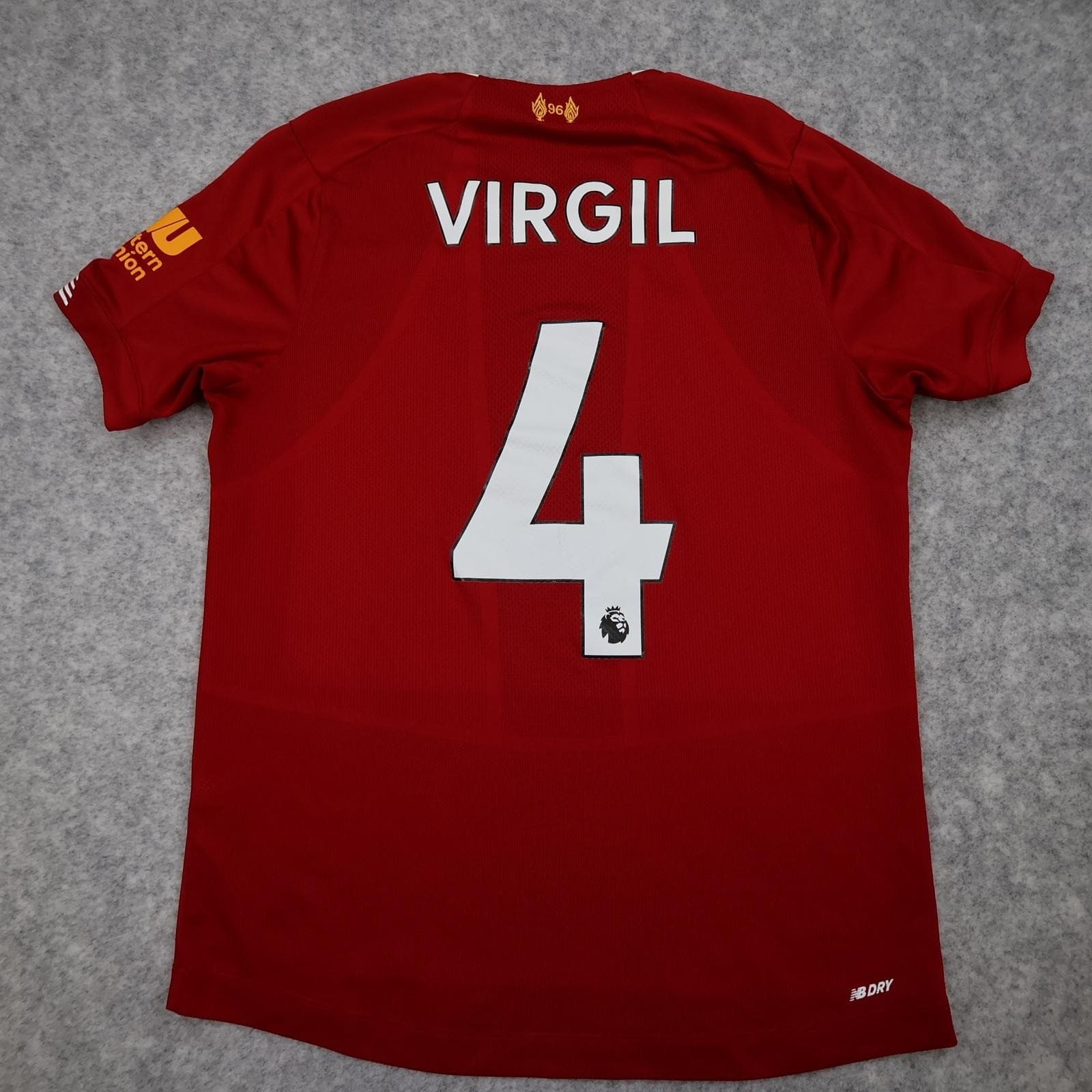 Liverpool Shirt Youth 13-14 Years Red Home 2019 2020 EPL New Balance Virgil 4