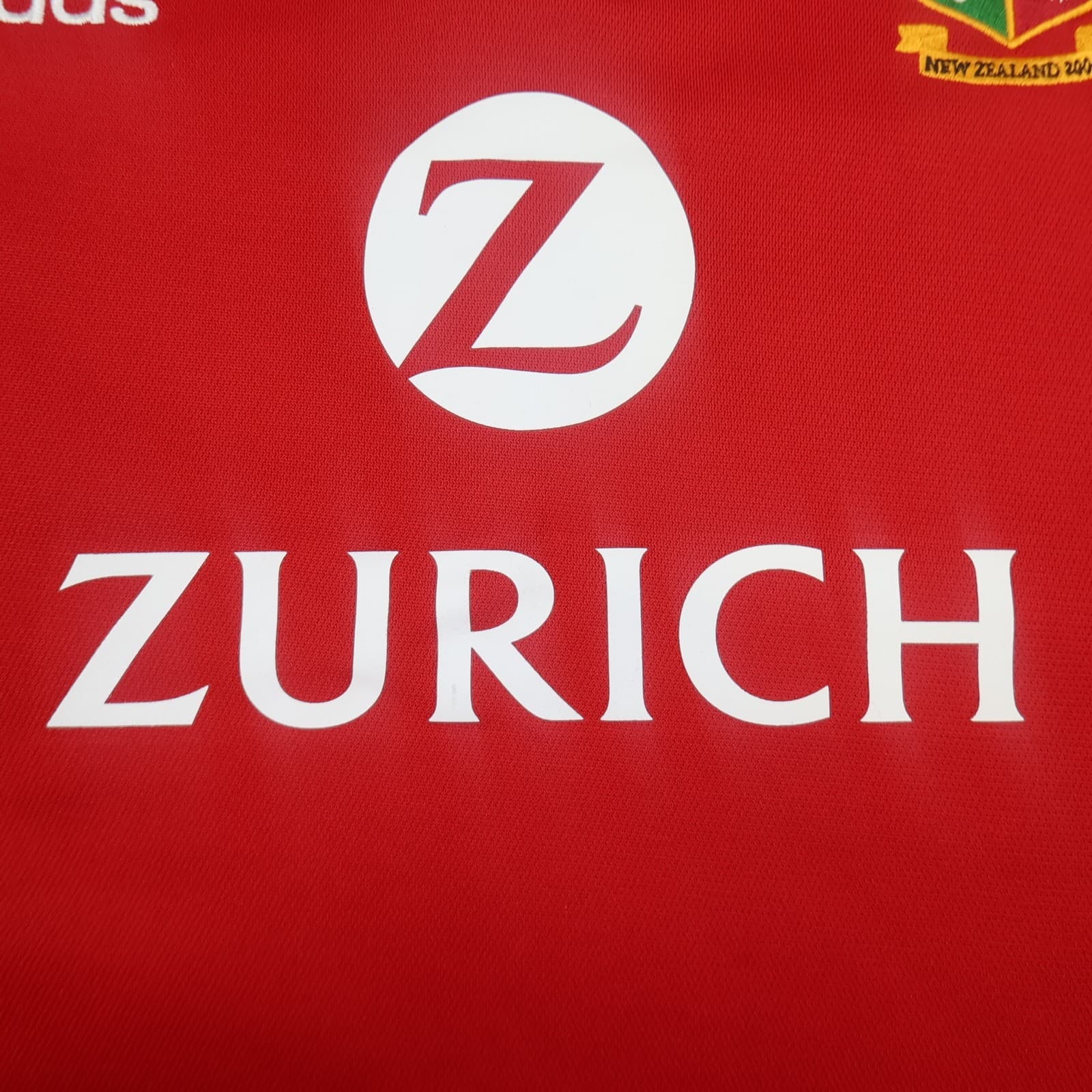 Vintage British & Irish Lions Rugby Shirt Extra Large Zurich Adidas Jersey 2005 photo 7