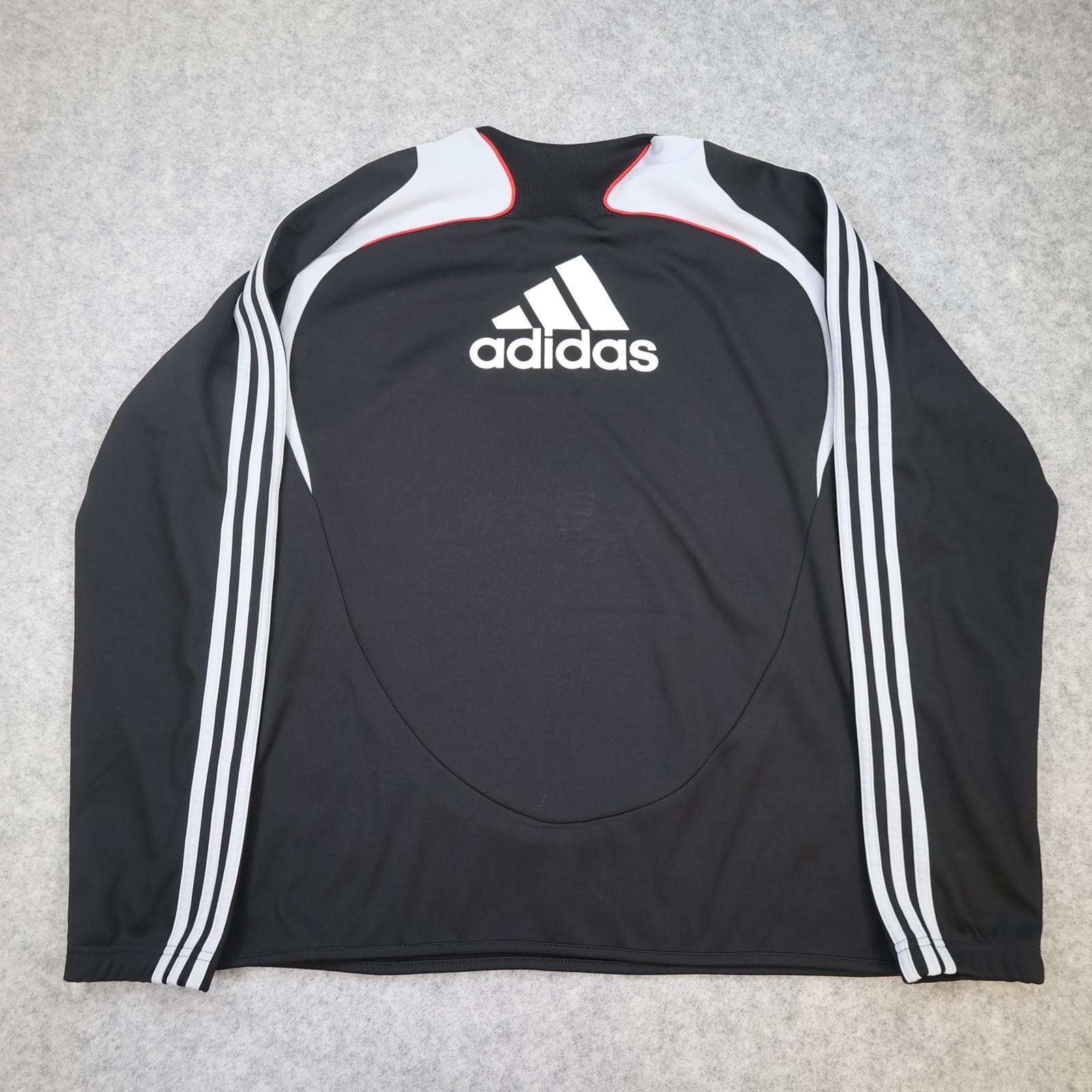 Liverpool Drill Top Mens Large Black Training Adidas Carlsberg 2008 2009 photo 13