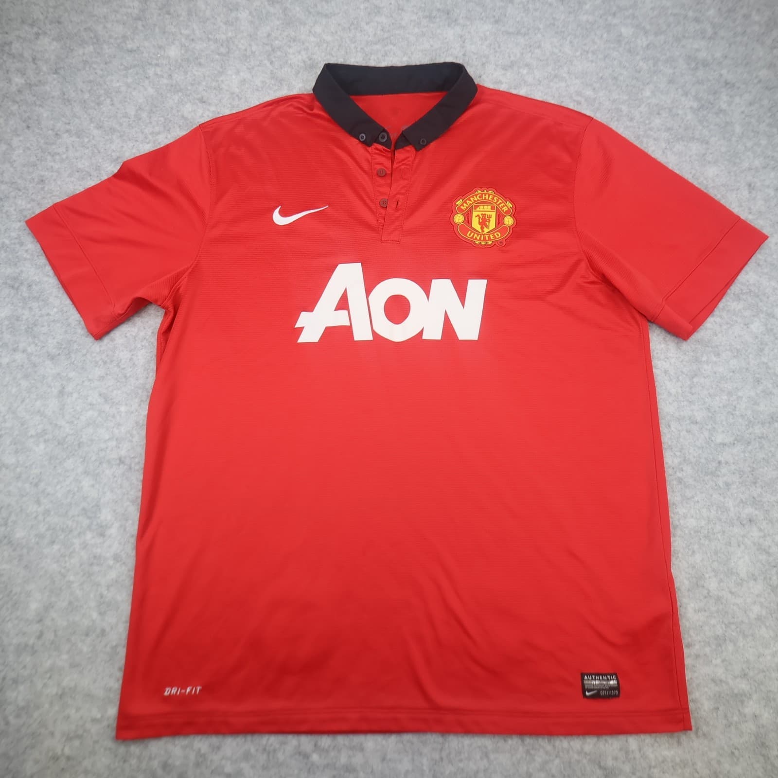 Manchester United Shirt Extra Large Red Home Kit 2013 2014 Nike Soccer Jersey