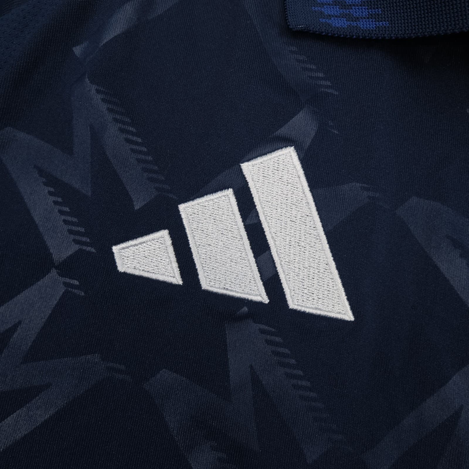 Manchester United Shirt Large Blue Away Kit 2024 2025 Adidas Soccer Jersey photo 5