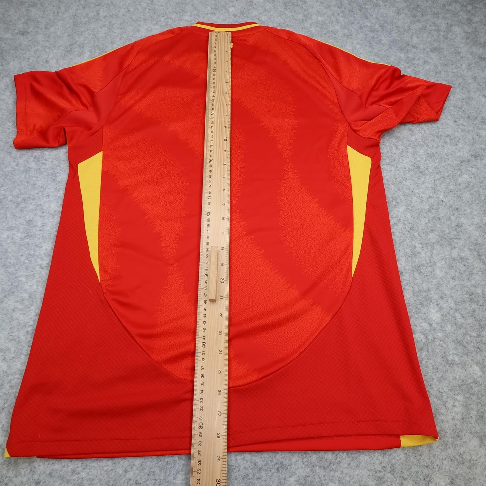 Spain Home Shirt Mens Large Red 2024 2025 Football Adidas Soccer Jersey photo 9