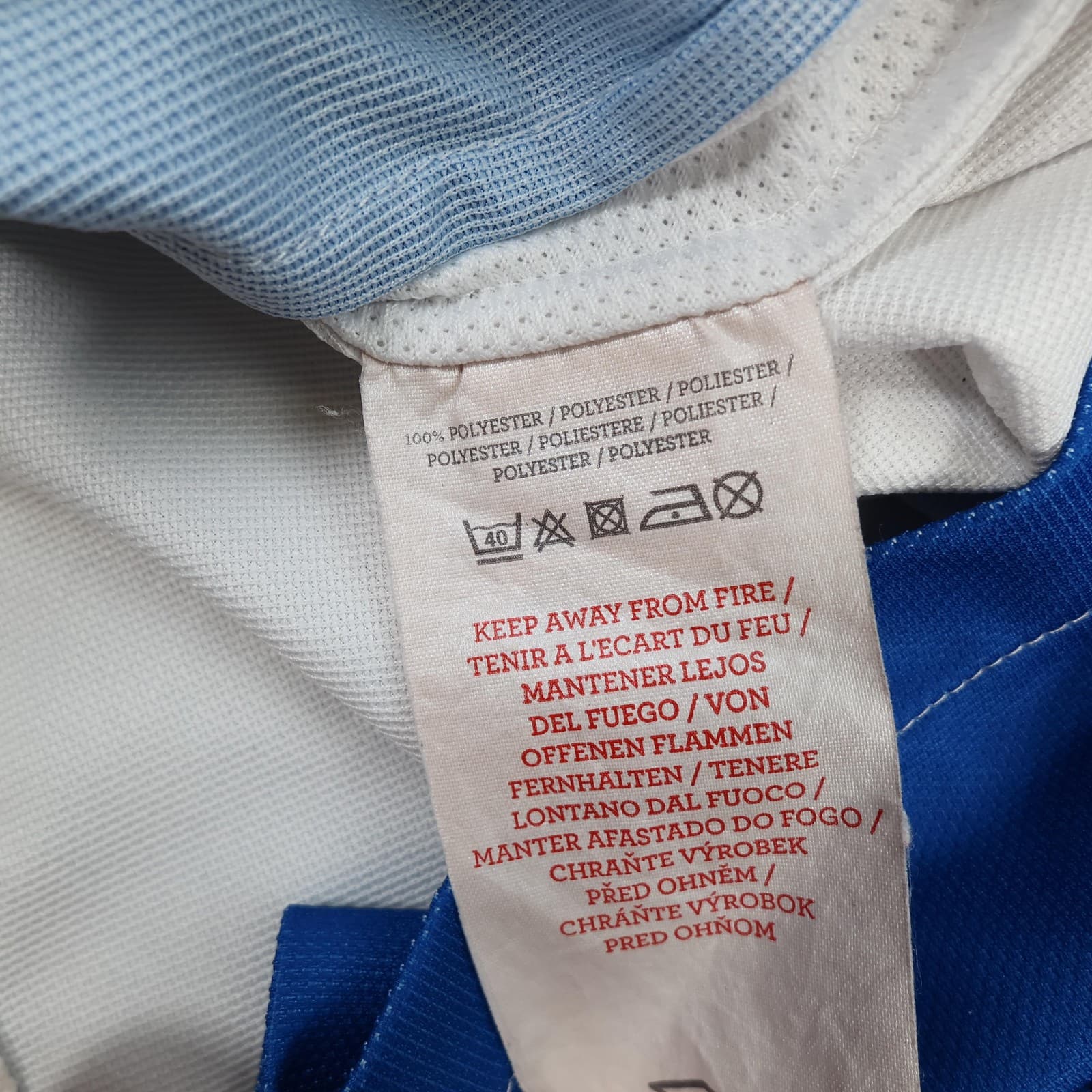Blackburn Rovers Shirt Mens Large Blue White Home 2009 2010 Umbro Crown Paints photo 11