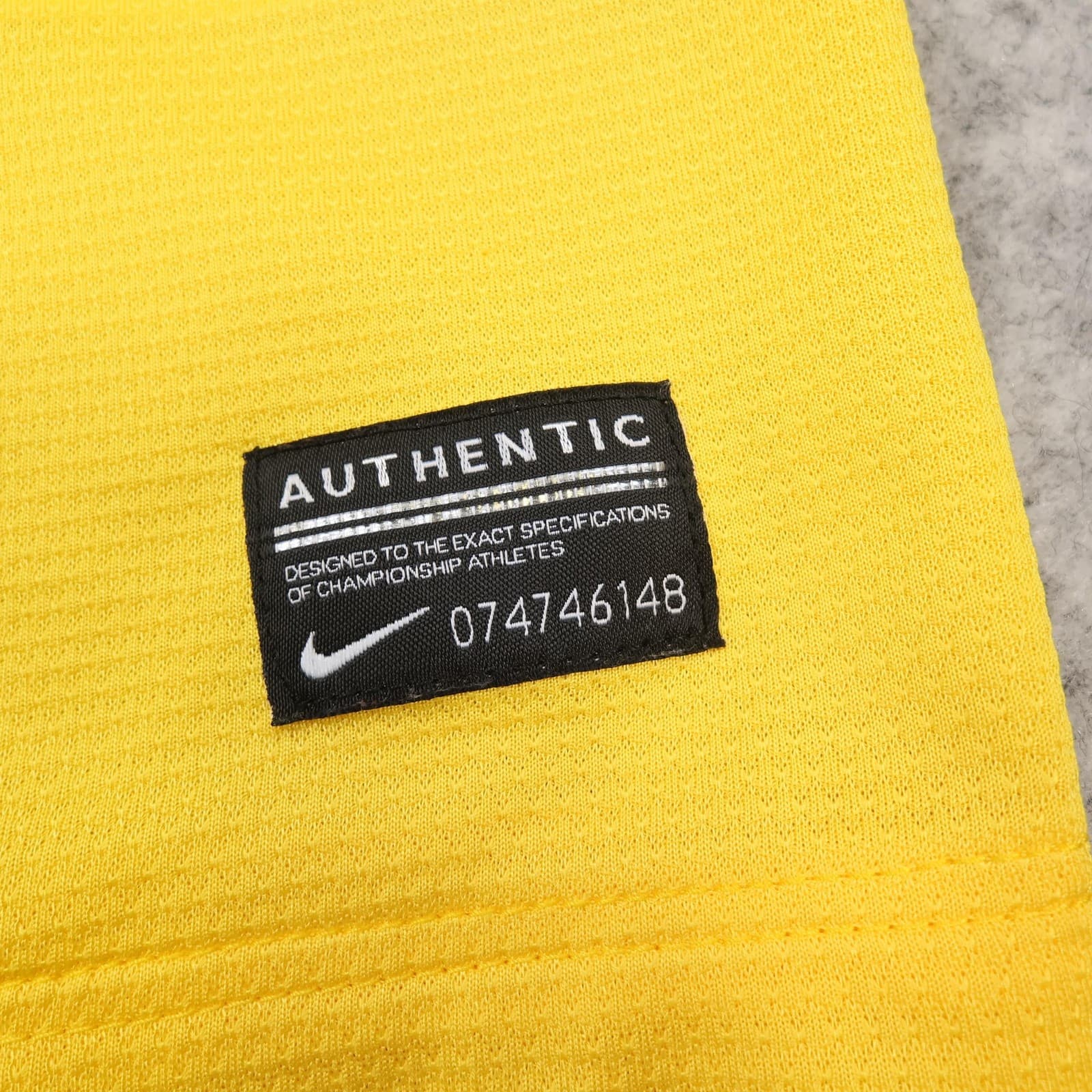 Arsenal Away Shirt Mens Medium Yellow 2013 2014 Nike Ozil 11 Soccer Jersey photo 8