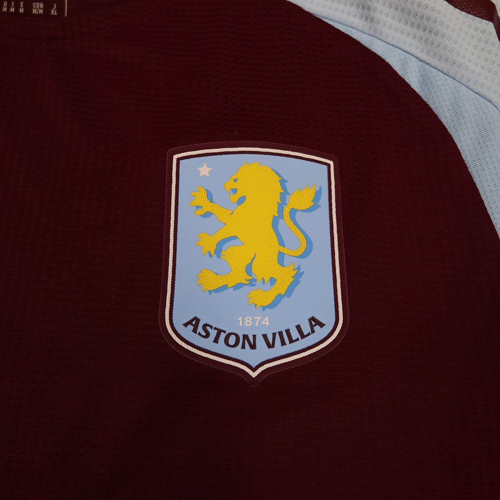 Aston Villa Shirt Mens Medium Red Home 2024 2025 Authentic Football Adidas UCL photo 4
