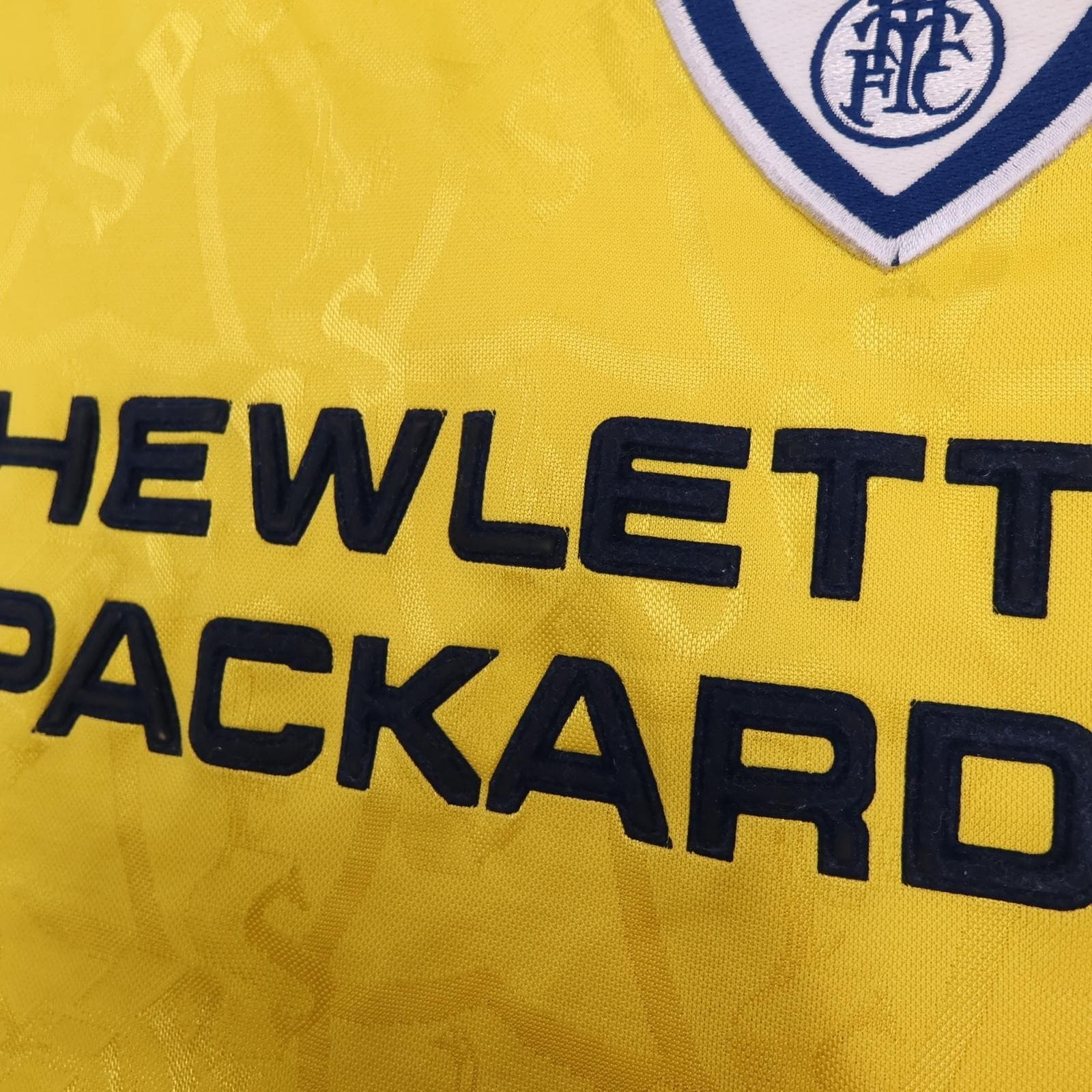 Vintage Tottenham Hotspur Shirt Mens Medium Yellow Away 1995 1997 Pony HP photo 7