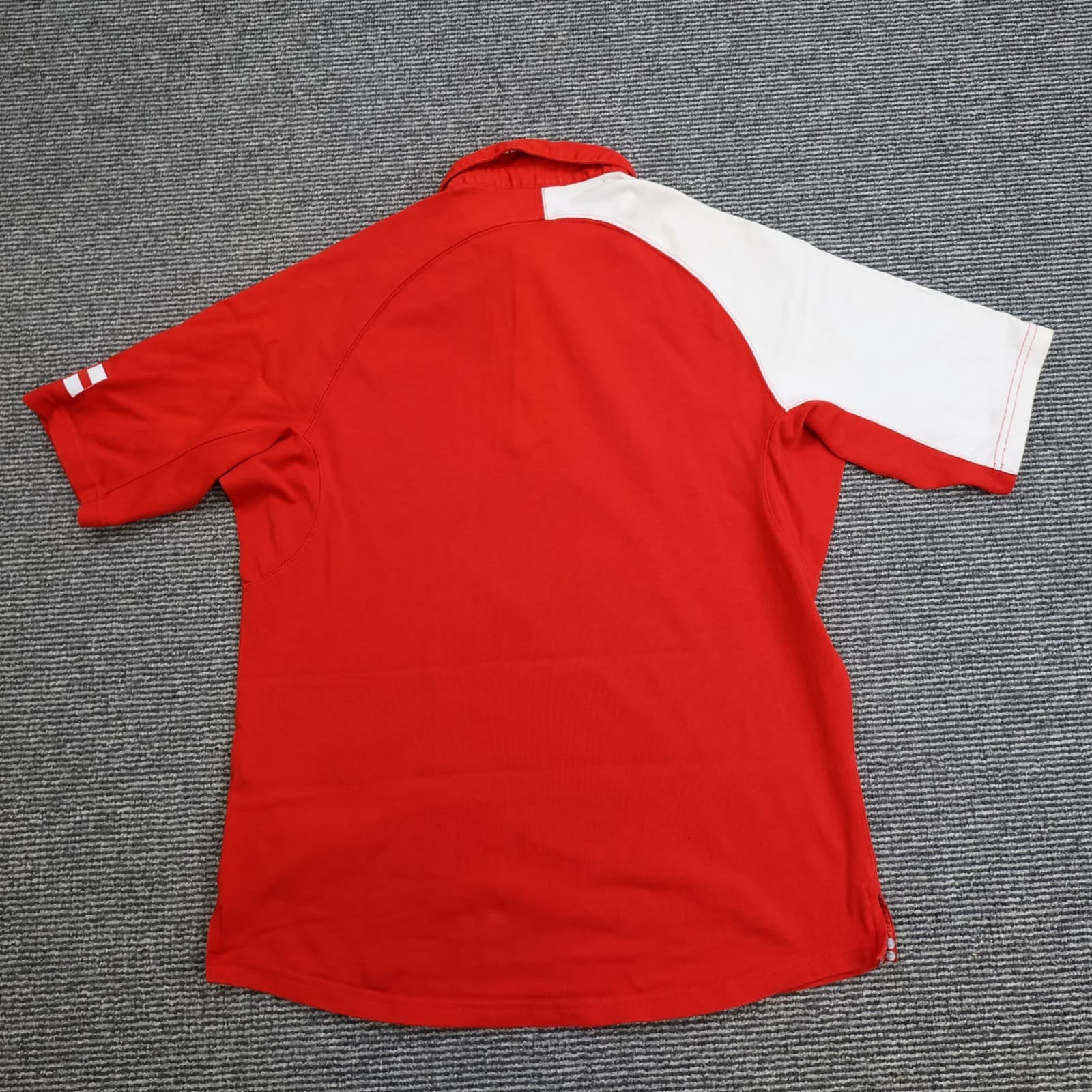 England Rugby Shirt Large Red Away Kit 2007 2008 Nike Jersey O2 photo 2