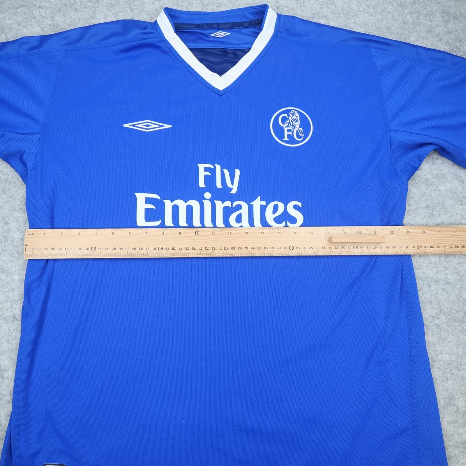 Chelsea Shirt Extra Large Blue Home Kit 2003 2005 Soccer Jersey Didier Drogba photo 10