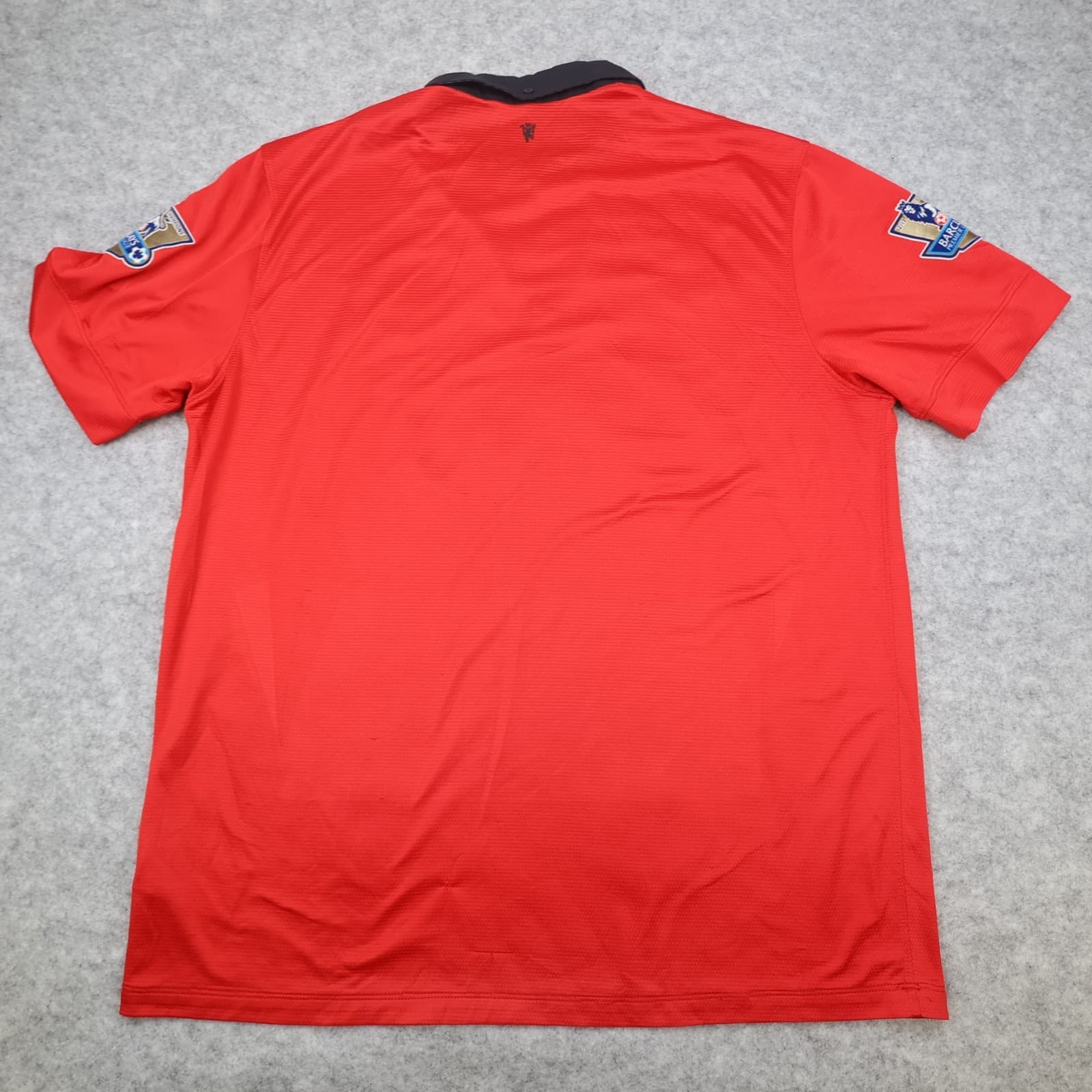 Manchester United Shirt Extra Large Red Home Kit 2013 2014 Nike Jersey Patches photo 2