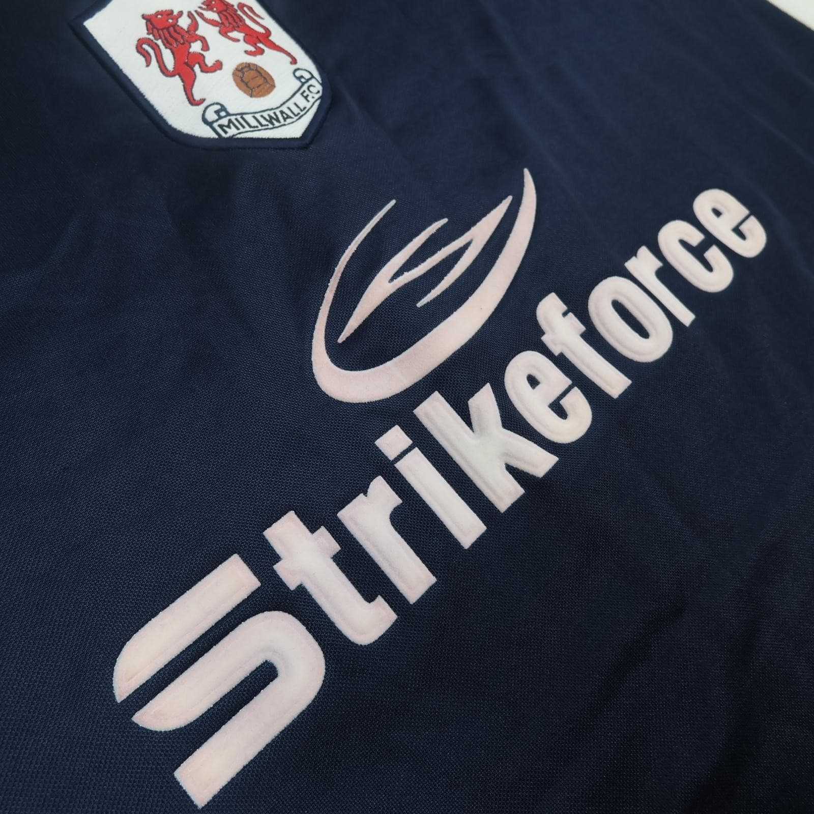 Millwall Shirt Mens 3XL Navy Blue Training Football Strikeforce Soccer Jersey photo 5