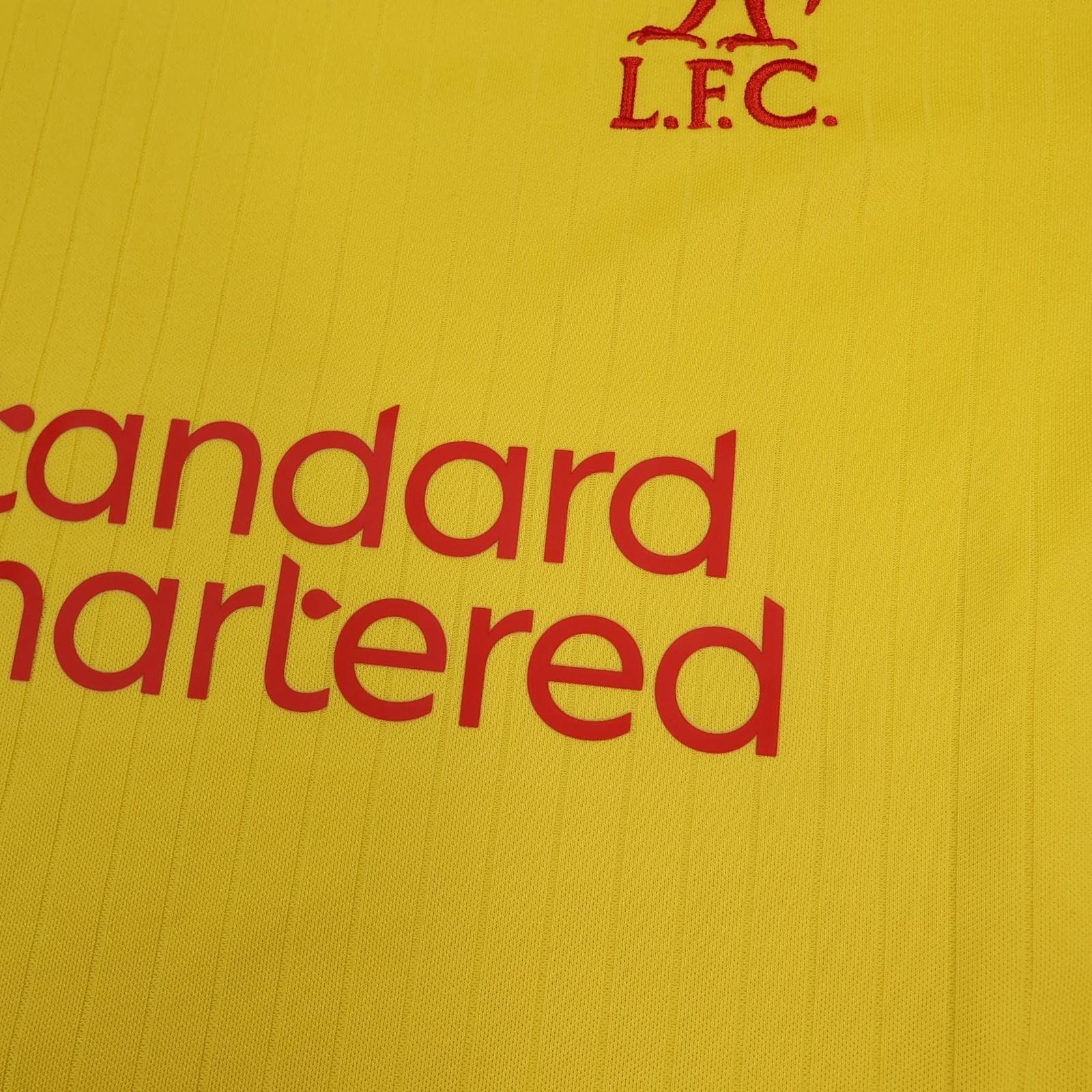 Liverpool Away Shirt Mens Large Yellow 3rd 2021 2022 Football Nike Soccer Jersey photo 5