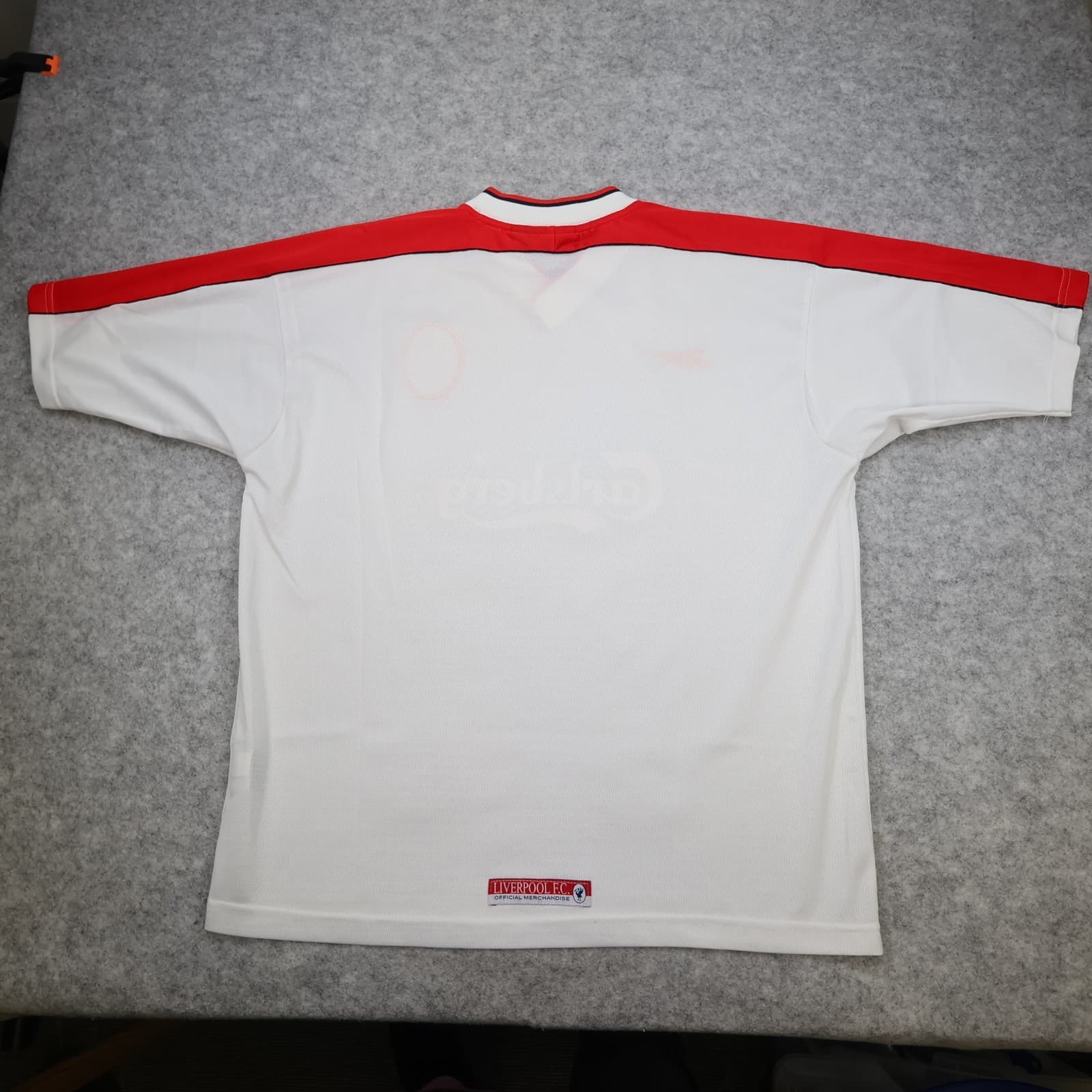 Vintage Liverpool Shirt Extra Large White Away Kit 1998 2000 Reebok Jersey photo 2