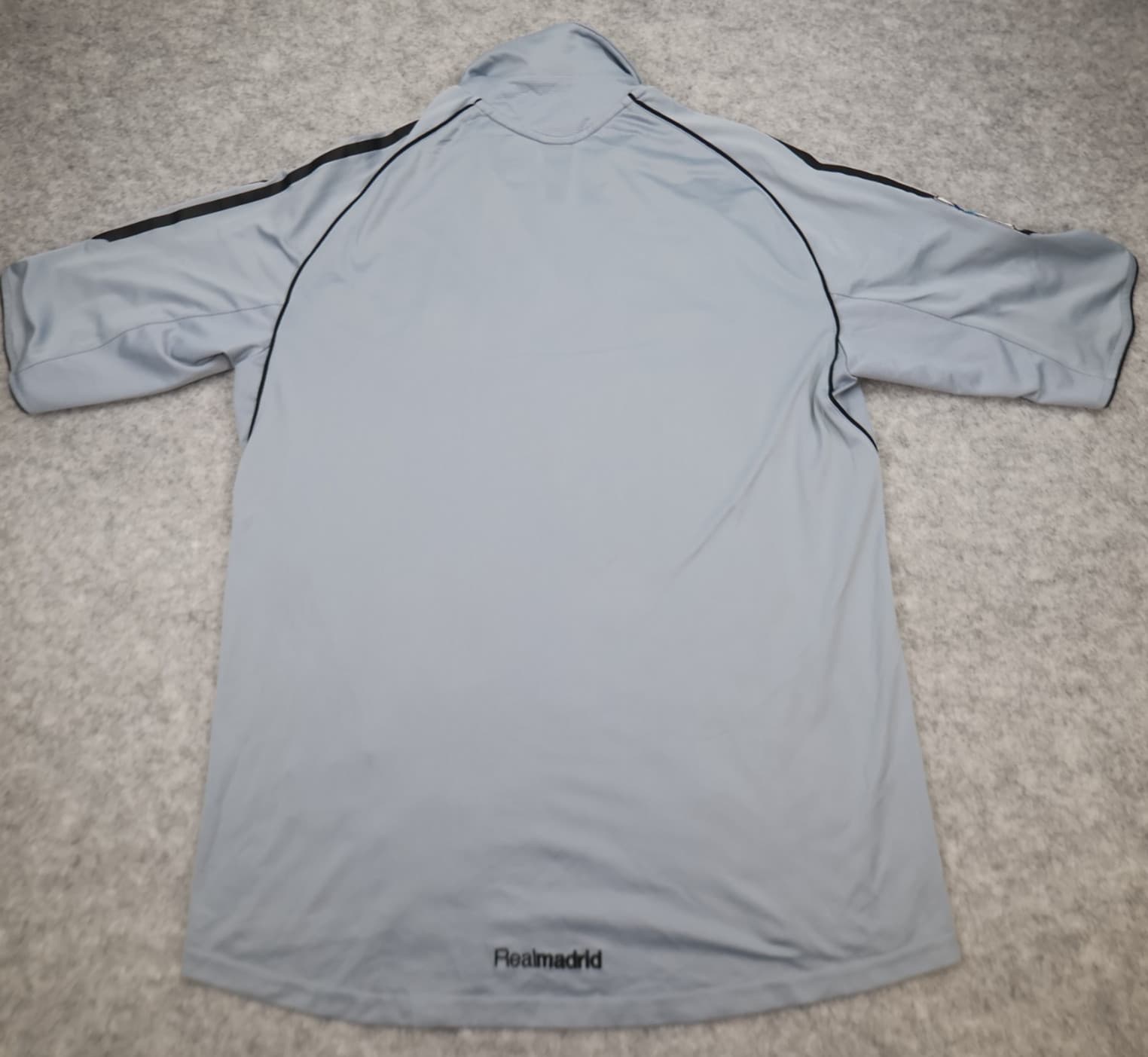 Vintage Real Madrid Shirt Large Grey Third Kit 2005 2006 Adidas Soccer Jersey photo 2