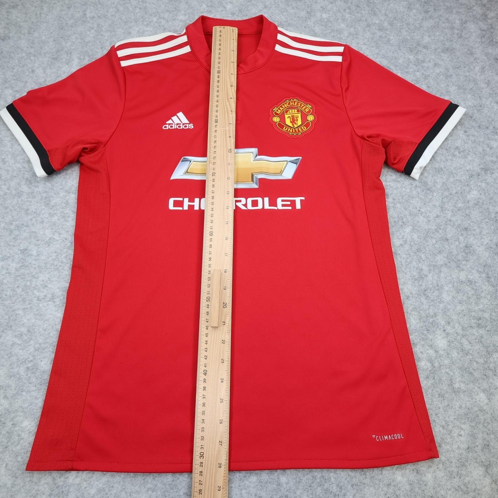 Manchester United Shirt Mens Medium Red Home 2017 2018 Football Adidas Alexis 7 photo 9