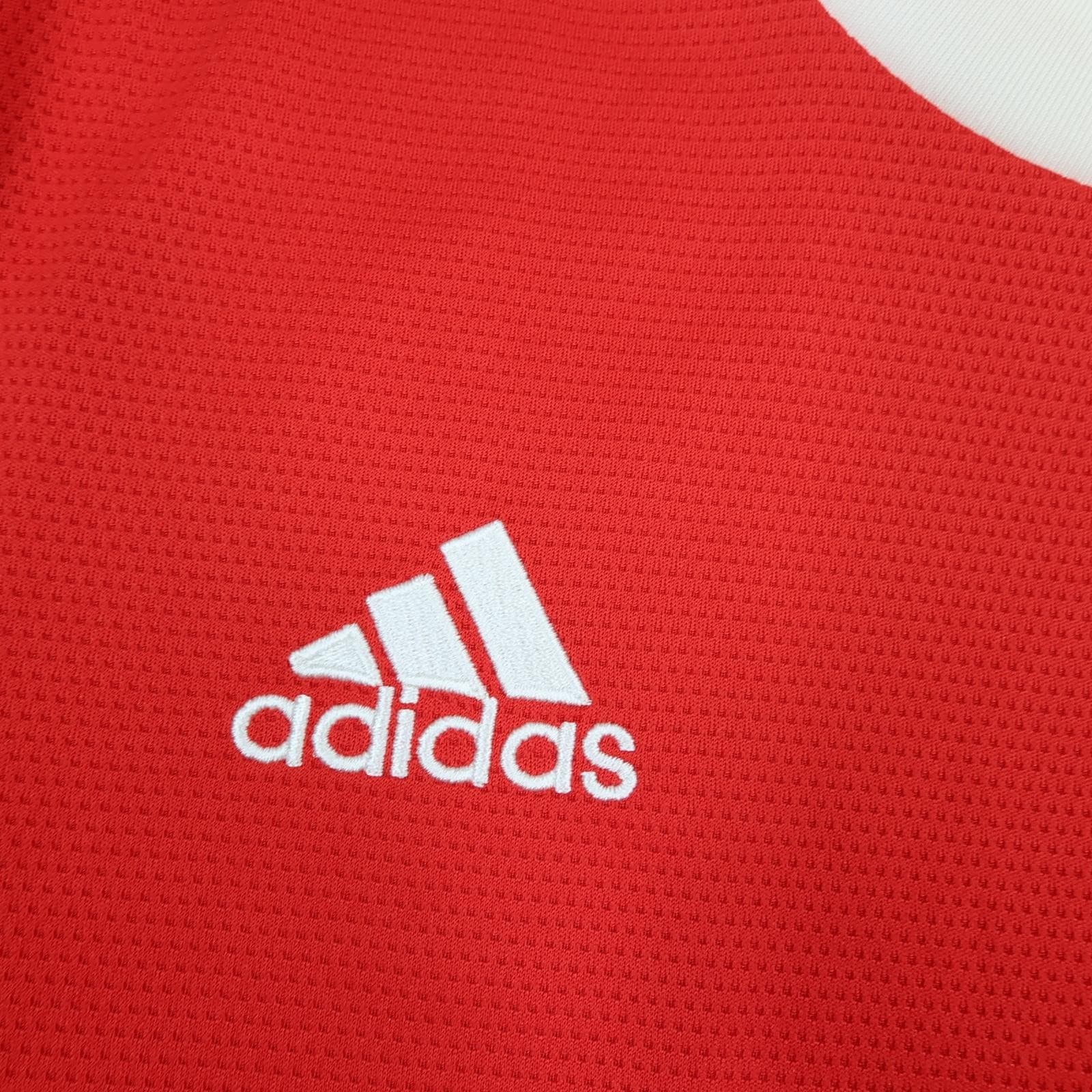 Manchester United Shirt Mens Large Red Home 2021 2022 Football Adidas TeamViewer photo 5