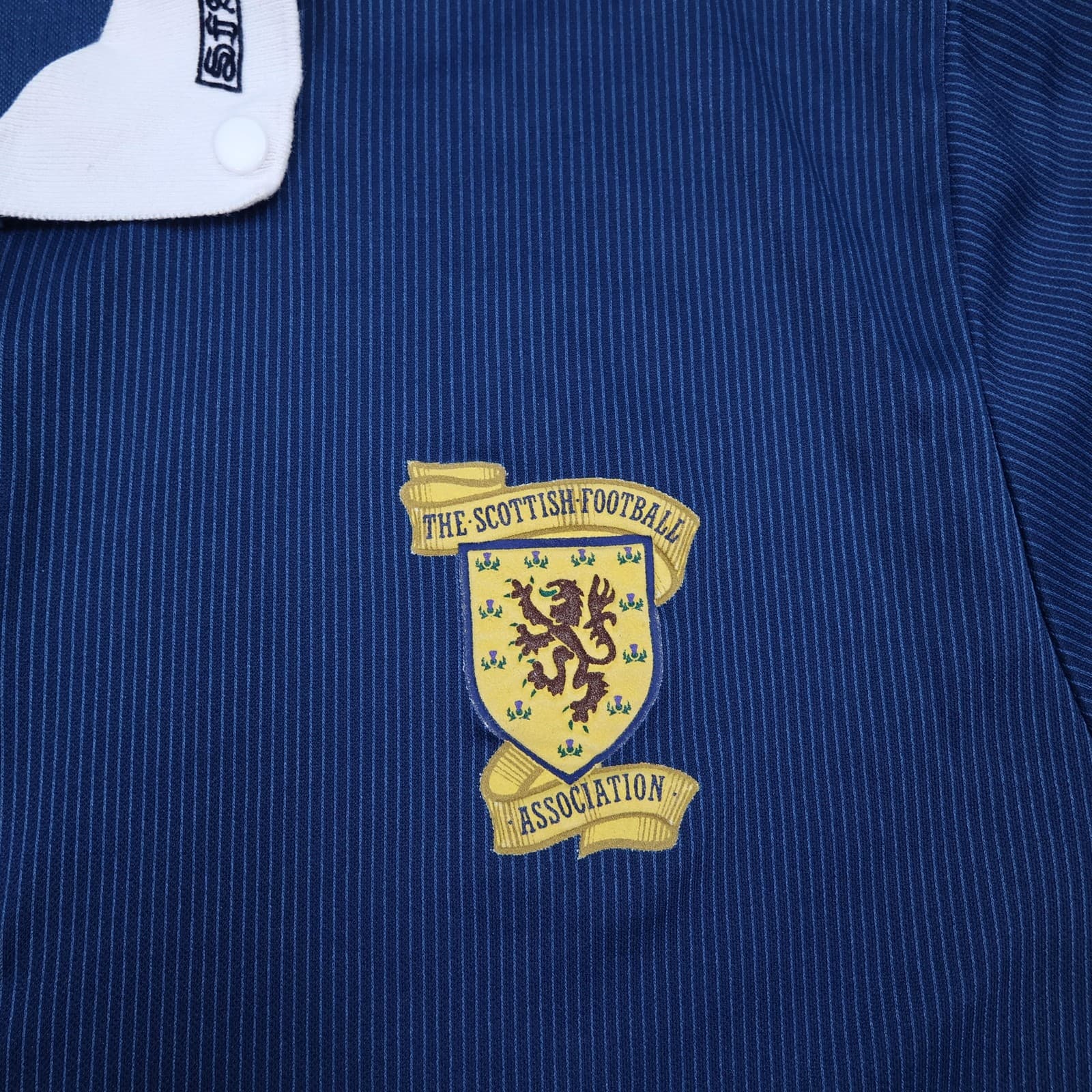 Vintage Scotland Home Shirt Mens Medium Blue 1988 1991 Umbro SFA 90s Jersey photo 3