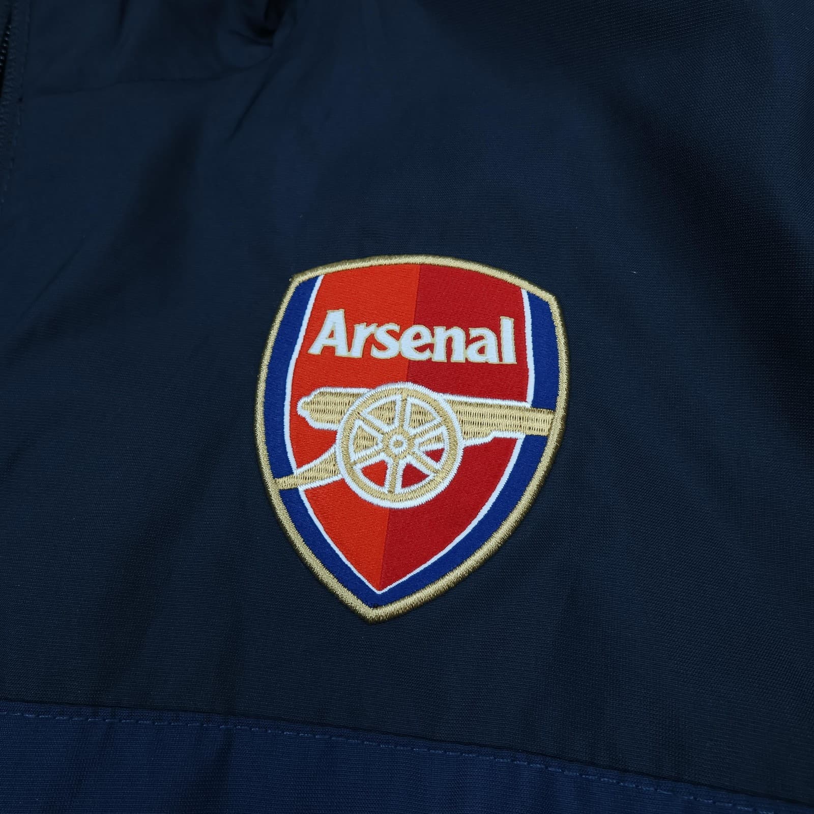 Arsenal Jacket Mens Medium Navy Yellow Football Nike Training 2012 2013 photo 2
