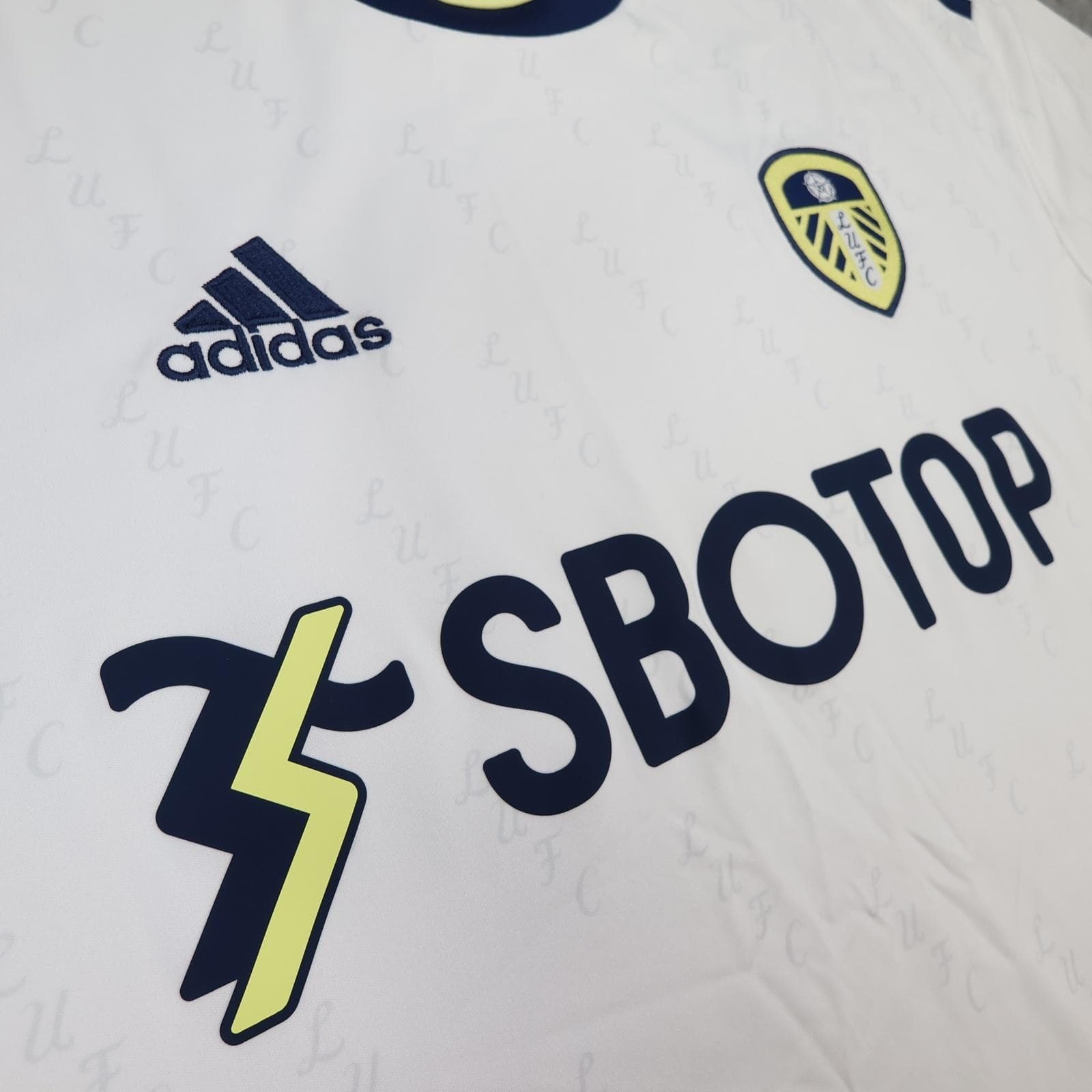 Leeds United Shirt Mens Large White Home 2022 2023 EPL Football Adidas SBOTOP photo 7