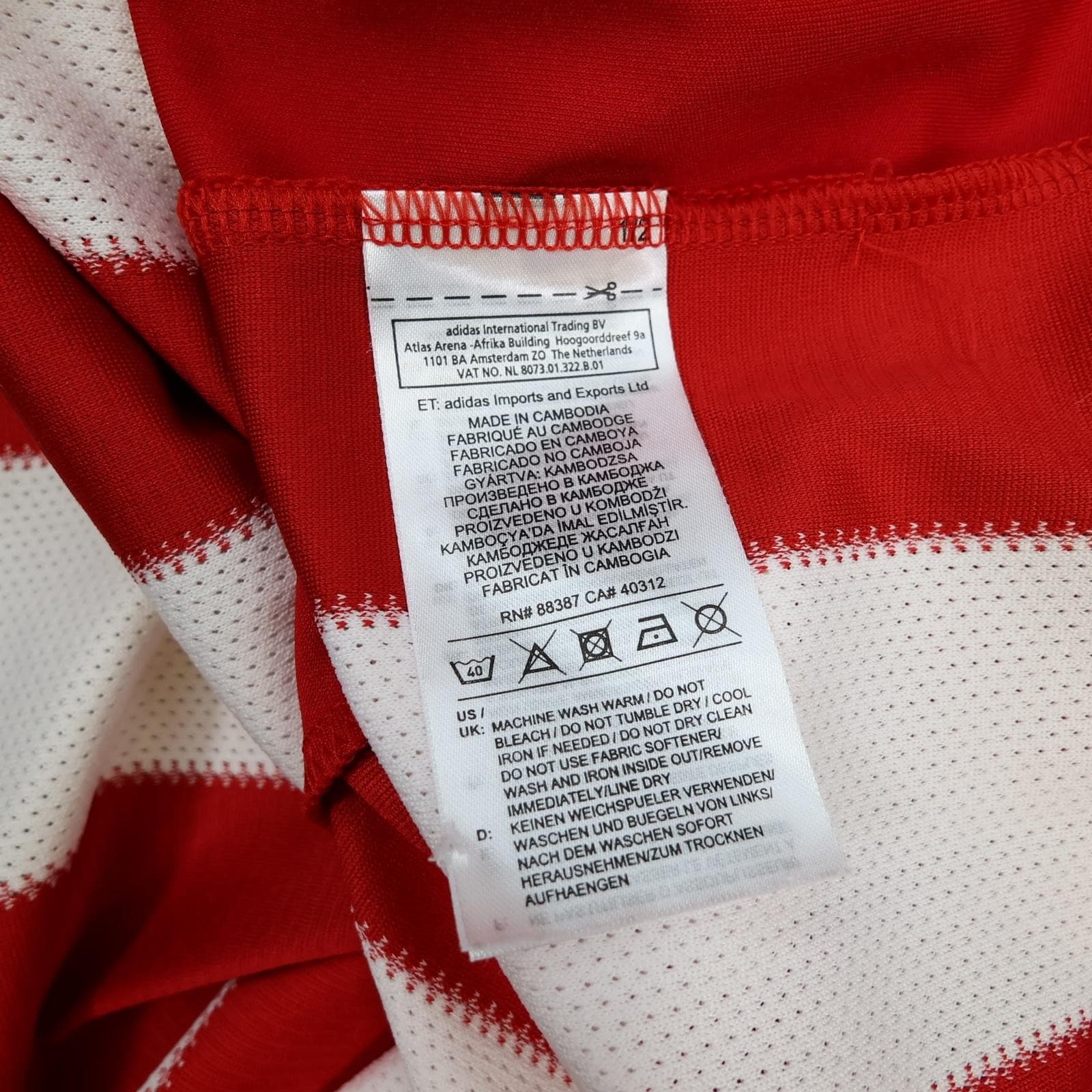 Sheffield United Shirt Mens Large Red Home 2019 2020 Football Adidas Jersey photo 13
