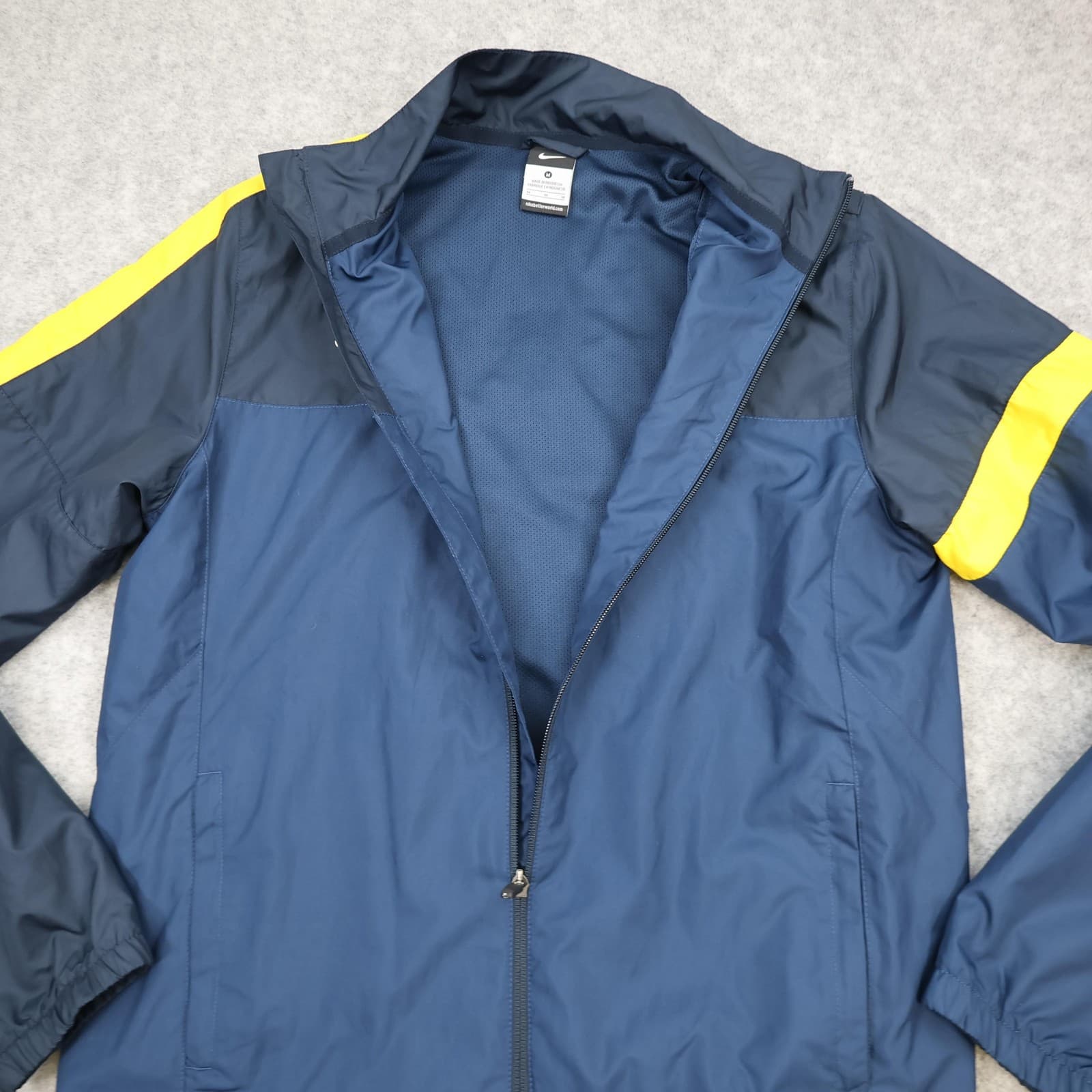 Arsenal Jacket Mens Medium Navy Yellow Football Nike Training 2012 2013 photo 5