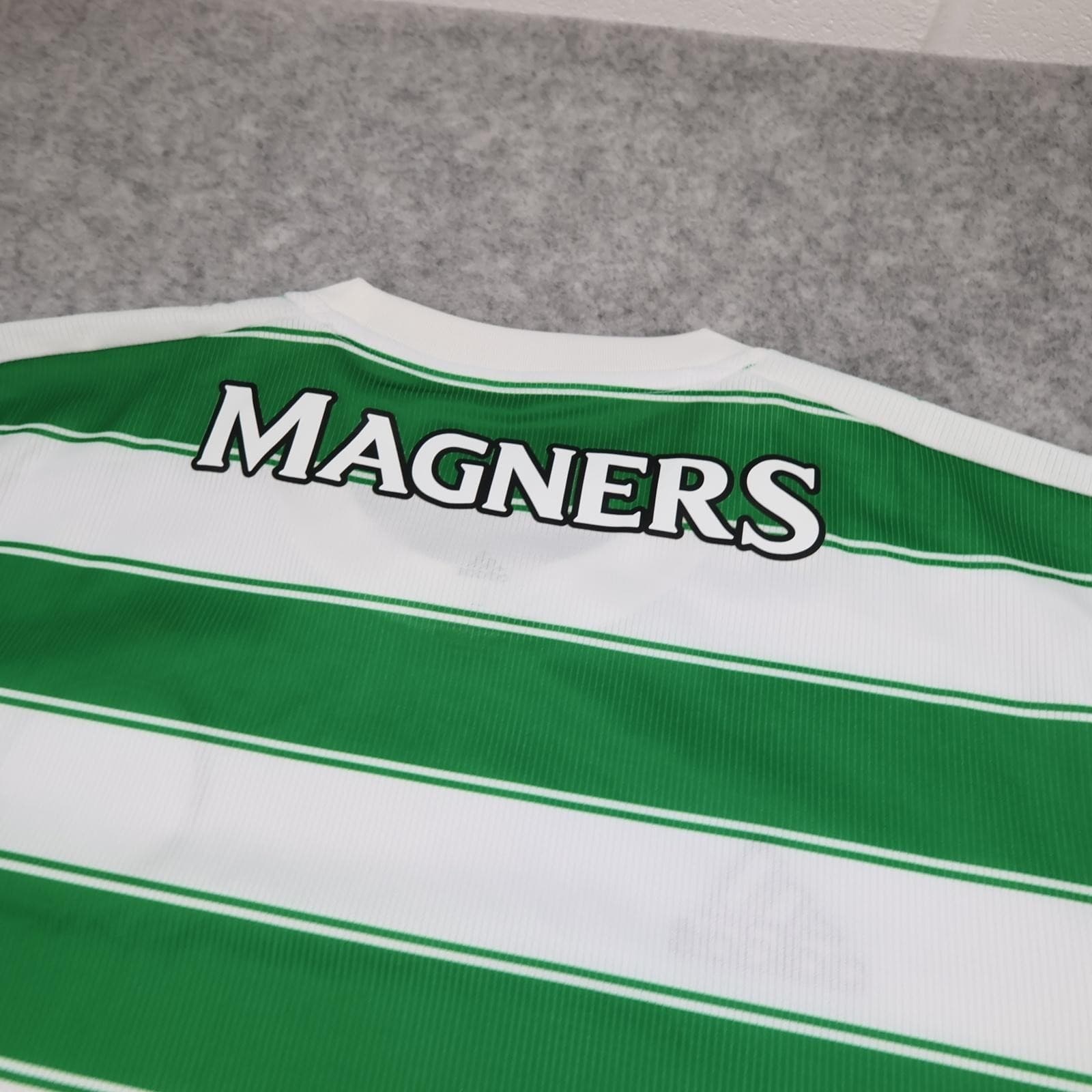 Celtic Shirt Mens Large Green White Home 2021 2022 SPFL Football Adidas Dafabet photo 9