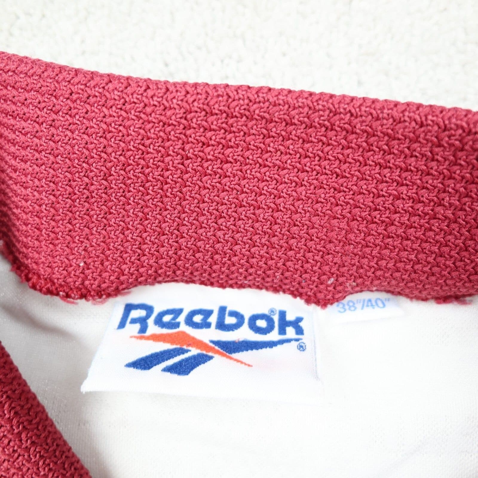 Vintage Aston Villa Shirt Large White Away Kit 1996 1997 1998 Reebok Jersey 40" photo 6