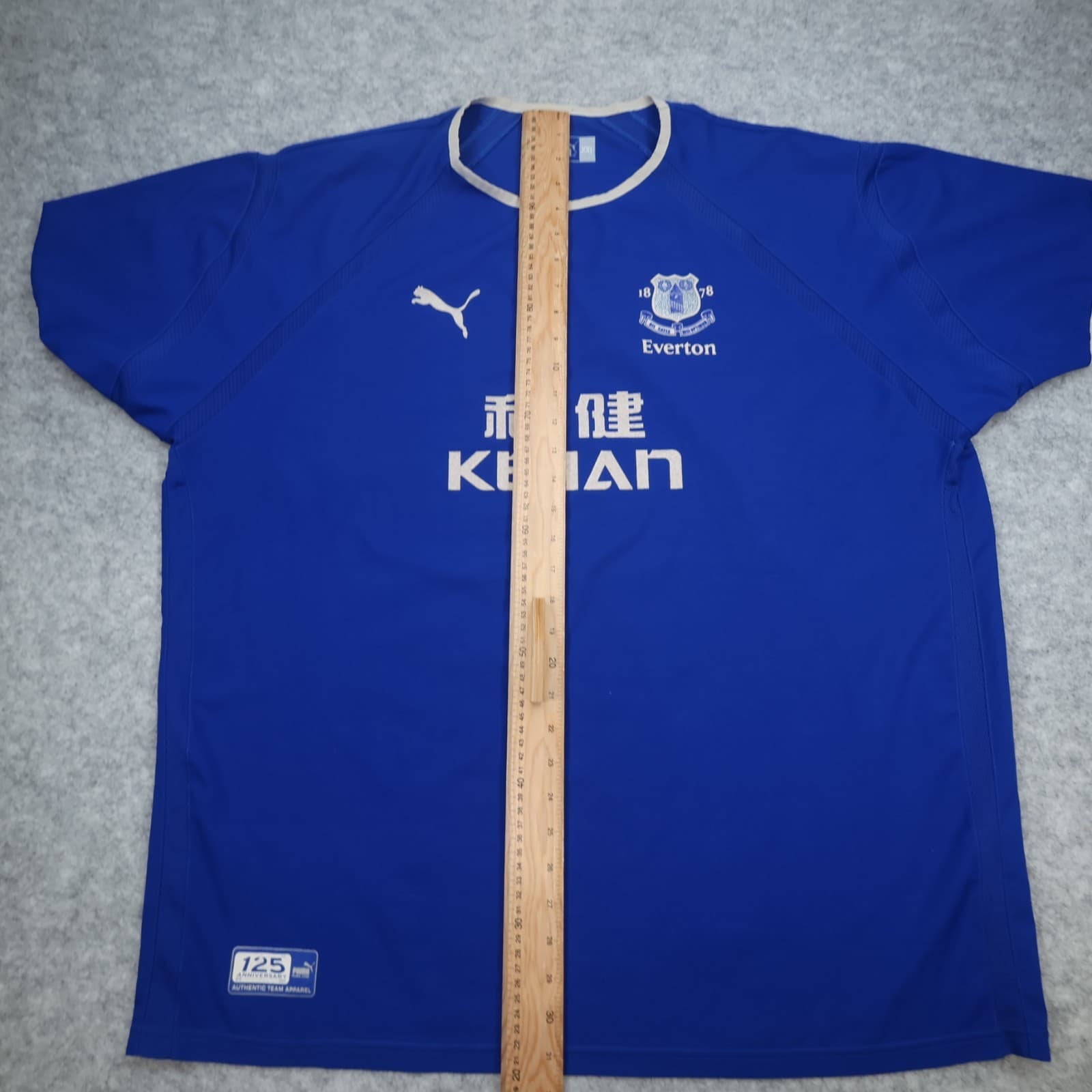 Vintage Everton Shirt 2XL Blue Home Kit 2003 2004 Puma Soccer Jersey XXL photo 11