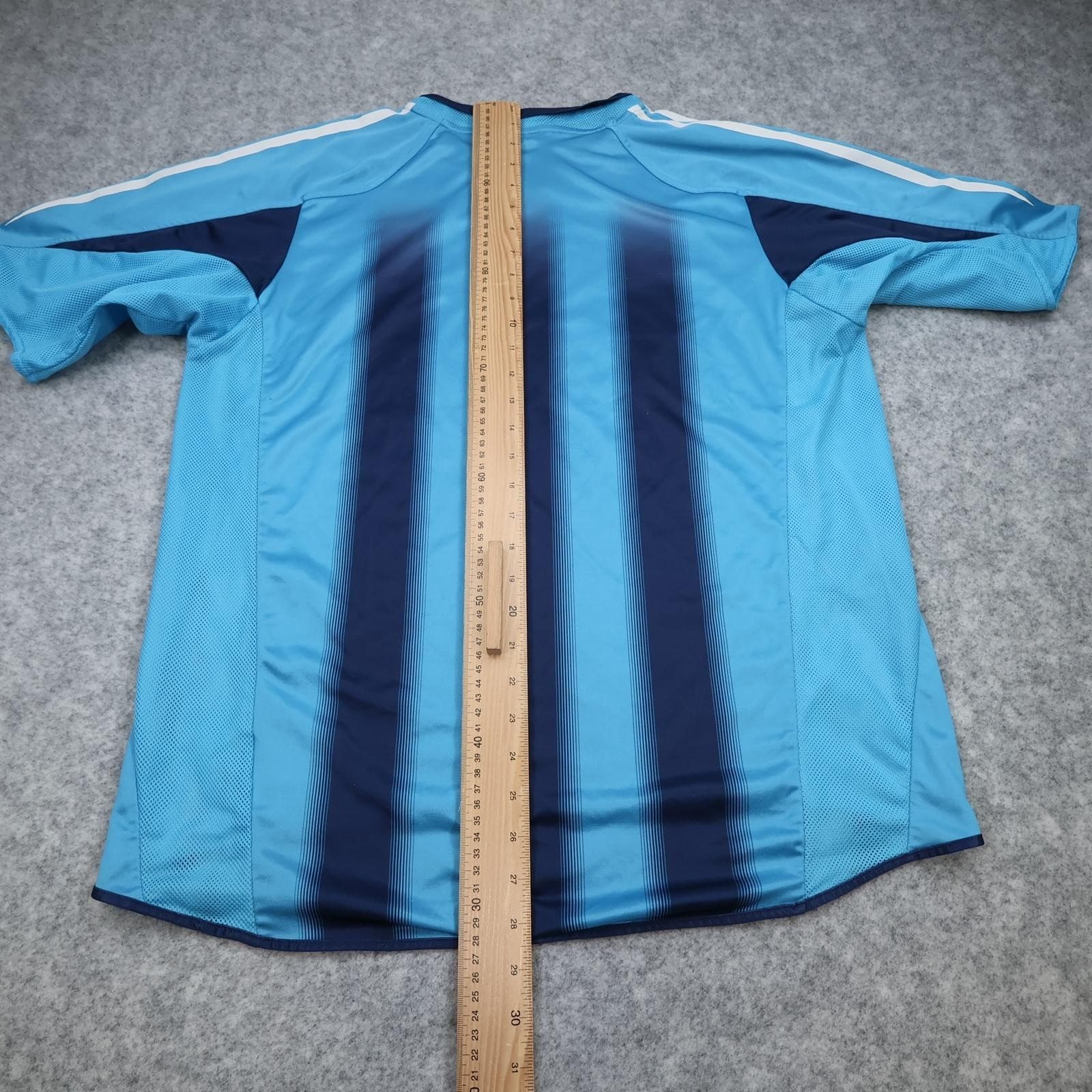 Olympique Marseille Shirt Mens Large Blue Away 2004 2005 Adidas Soccer Jersey photo 13