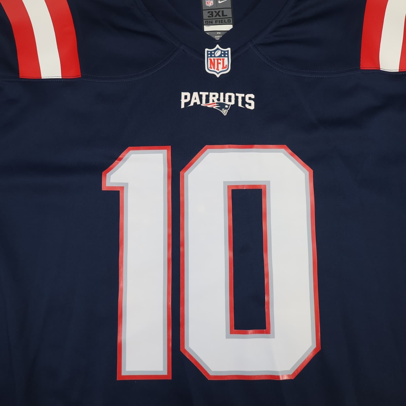 New England Patriots Jersey 3XL Nike Navy NFL 2021 2023 Mac Jones Jersey XXXL photo 5