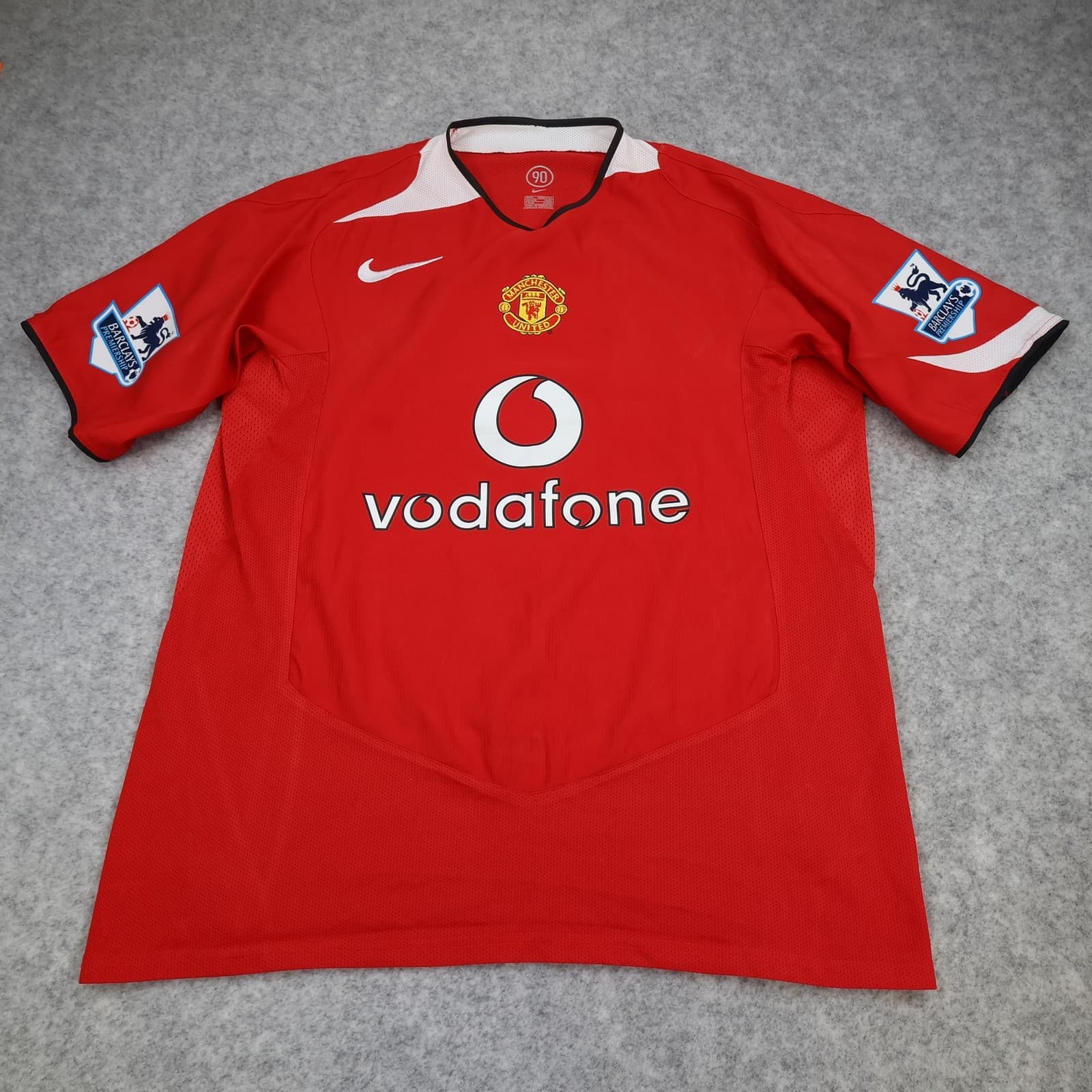 Manchester United Shirt Mens Large Red Home 2004 2006 Nike Ronaldo 7 Jersey photo 2