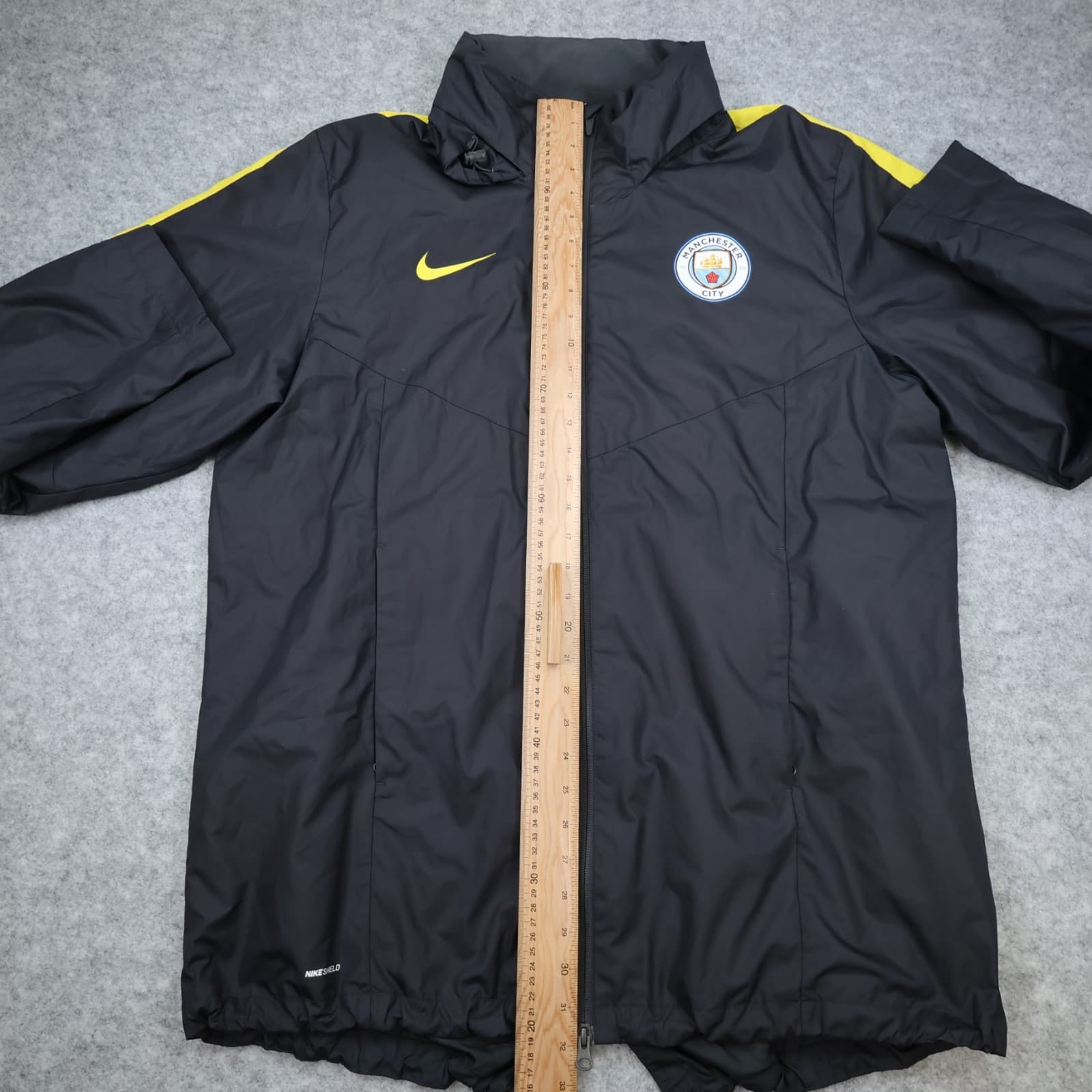 Manchester City Tracksuit Jacket 2XL Black Track 2016 2017 Full Zip Nike XXL photo 7