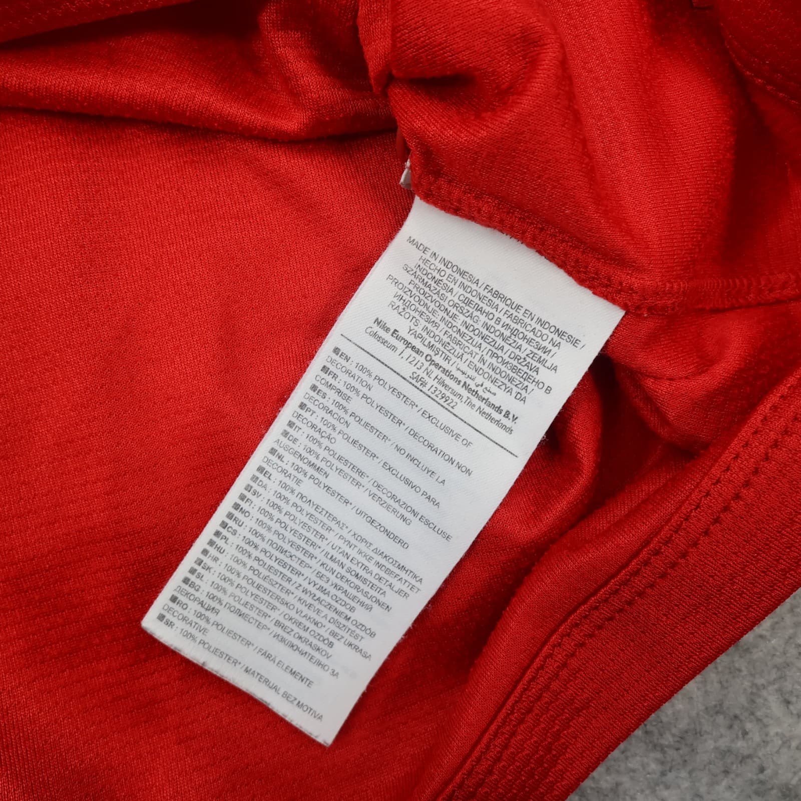 Manchester United Shirt Extra Large Red Home Kit 2013 2014 Nike Jersey Patches photo 12