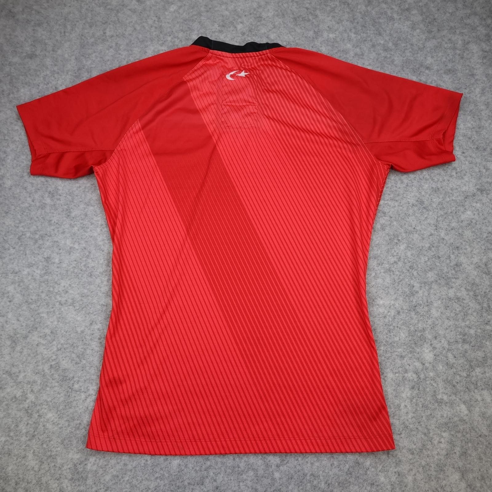 Saracens Rugby Shirt Mens Large Red Rugby Union Nike Allianz Jersey 2019 2020 photo 2