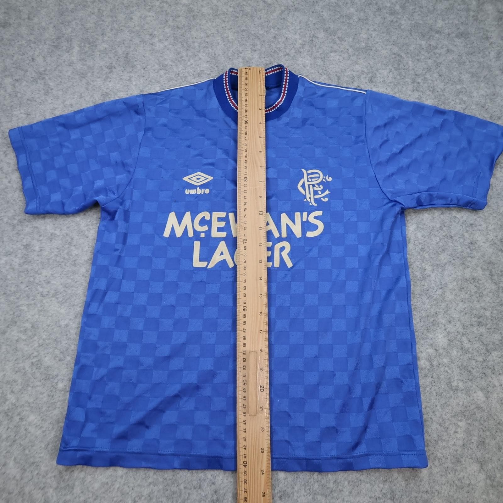 Vintage Rangers Shirt Mens Small Blue Home 1987 1990 Football Umbro McEwan's photo 11