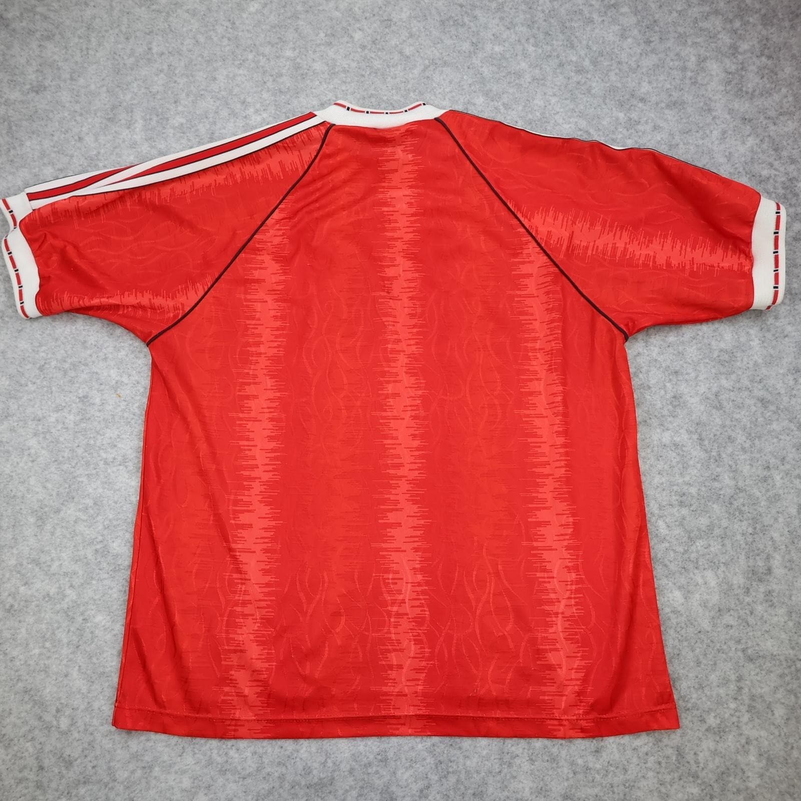 Vintage Manchester United Shirt Mens Large Red Home 1990 1992 Adidas Sharp 90s photo 13