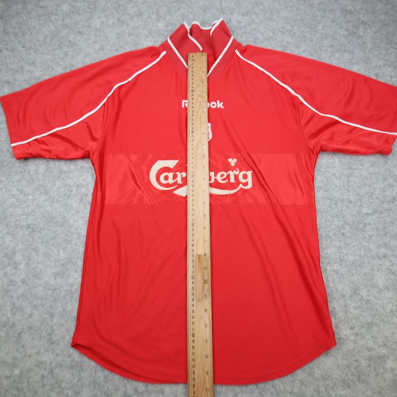 Vintage Liverpool Shirt Small Red Home Kit 2000 2002 Reebok 40 42 Jersey photo 13
