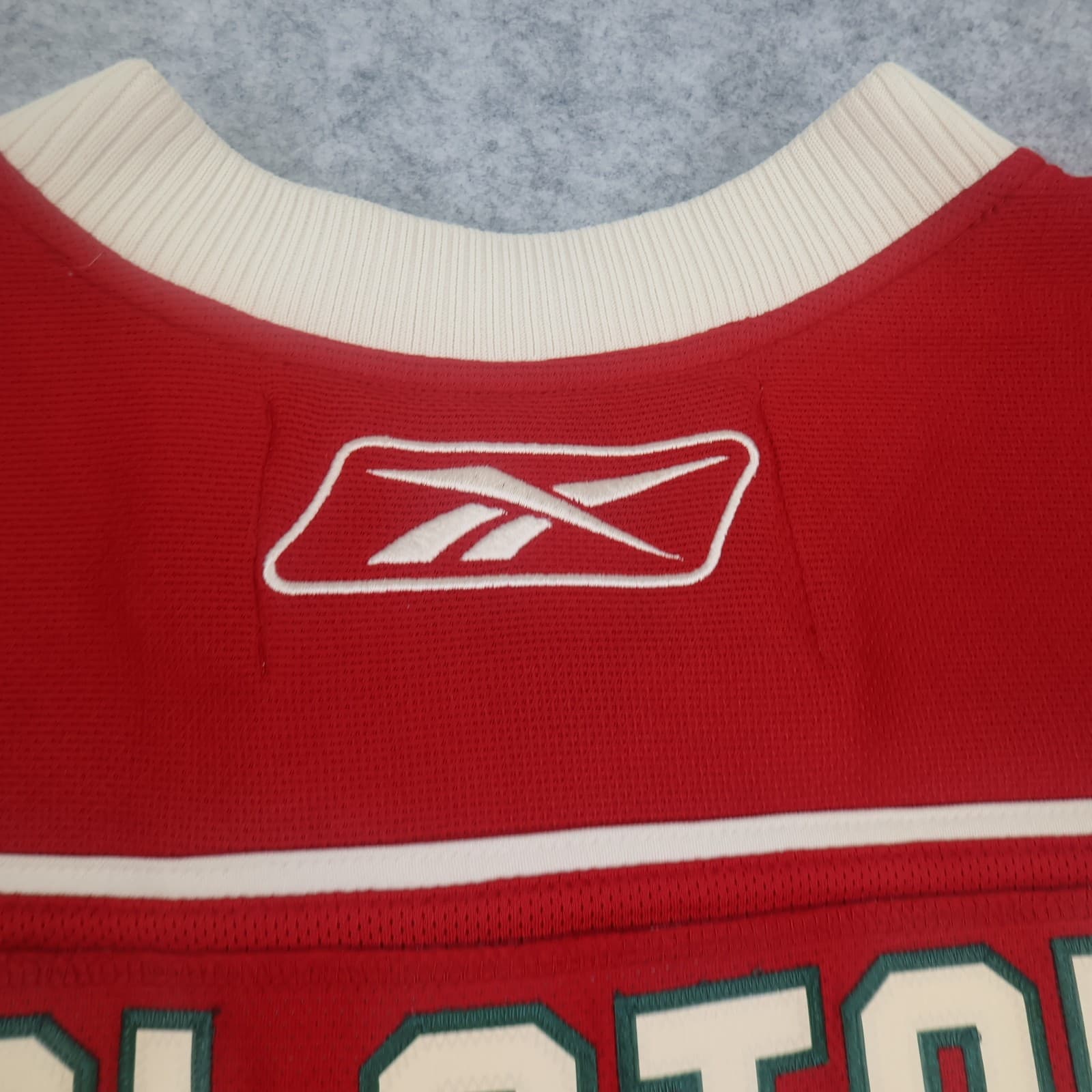 Vintage Minnesota Wild Jersey 2XL Red Reebok NHL Ice Hockey Brian Rolston Woven photo 11