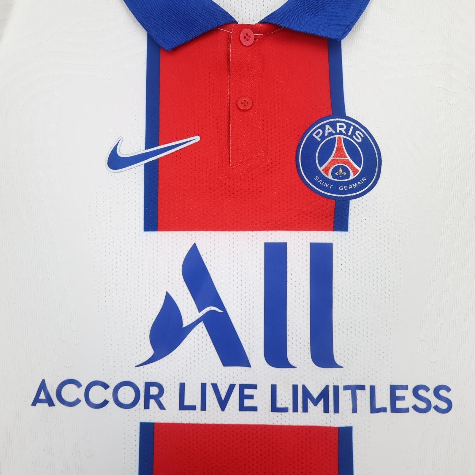 Paris Saint-Germain Shirt Mens 2XL White Away Football Nike Vaporknit 2020 2021 photo 5