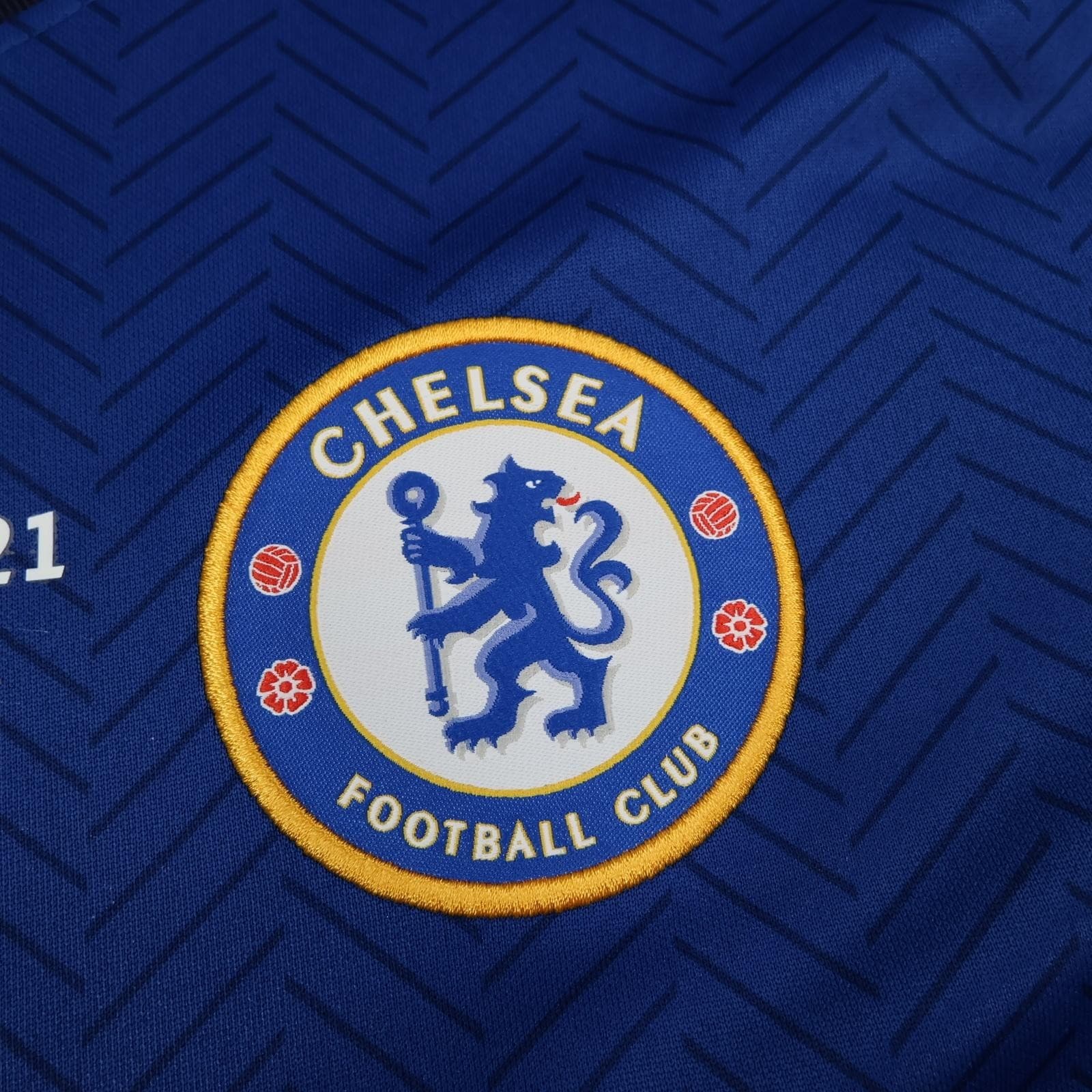 Chelsea Shirt Mens Medium Blue Home 2020 2021 Football Nike Kante 7 UCL Final photo 6