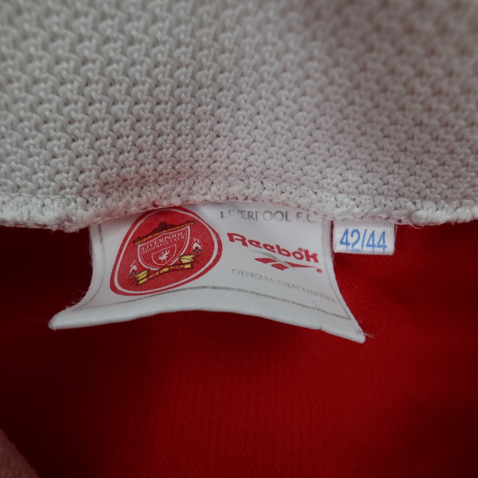 Vintage Liverpool Shirt Large Red Home Kit 1996 1997 Reebok Jersey 42/44 90s photo 9