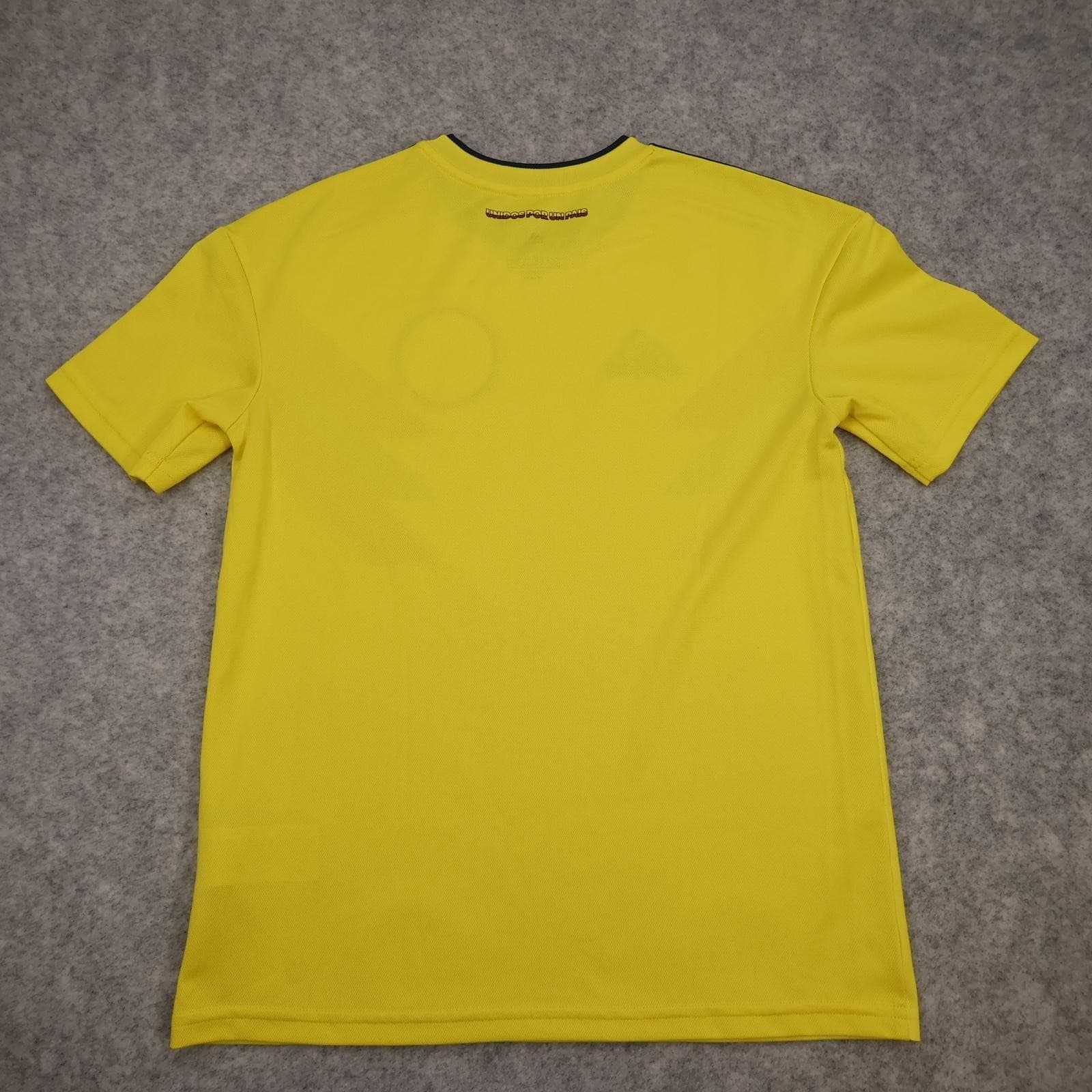 Colombia Home Shirt Kids 13-14 Years Yellow 2018 Soccer Jersey Adidas Climalite photo 2