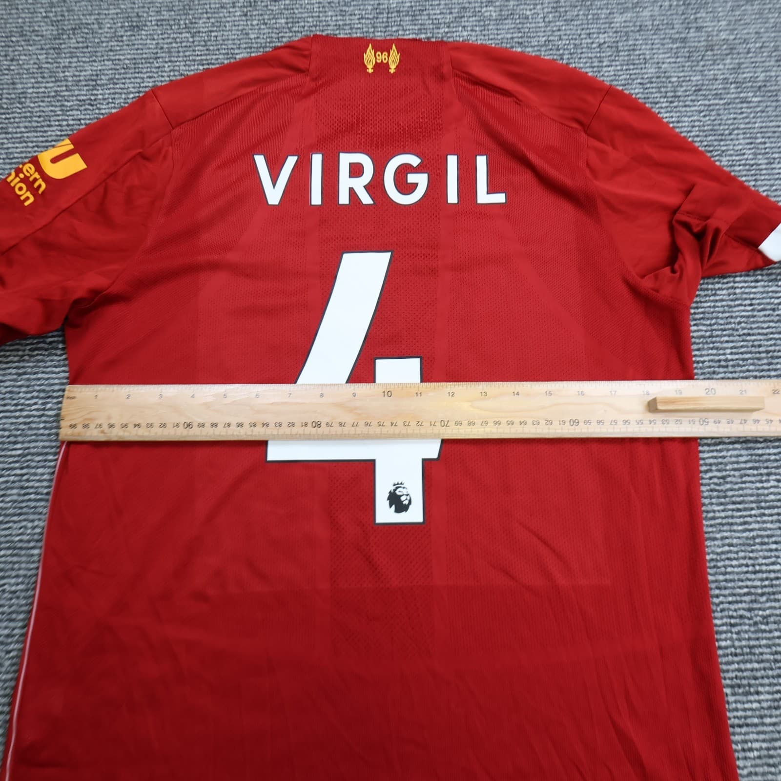 Liverpool Shirt Large Red Home Kit 2019 2020 New Balance Jersey van Dijk 4 photo 11