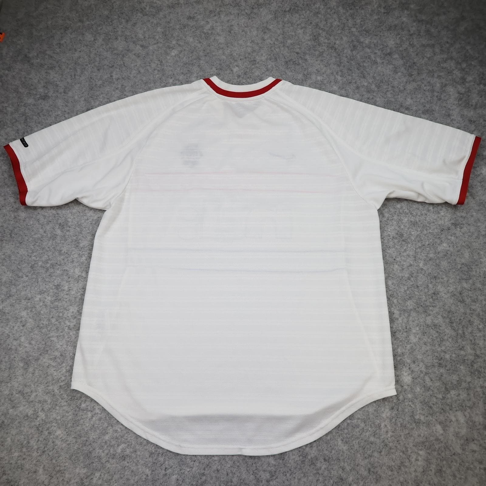 Vintage Rangers Shirt Mens Large White Away 2000 2001 Nike Ntl Soccer Jersey 00s photo 2