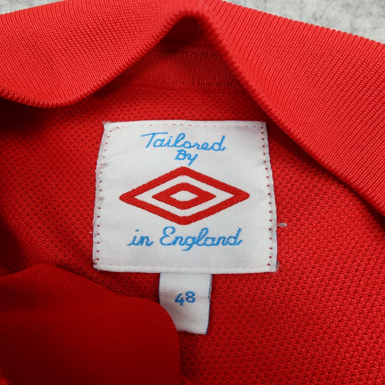 England Football Shirt 2XL Red Away Kit Umbro 2010 2011 48 South Africa XXL photo 6